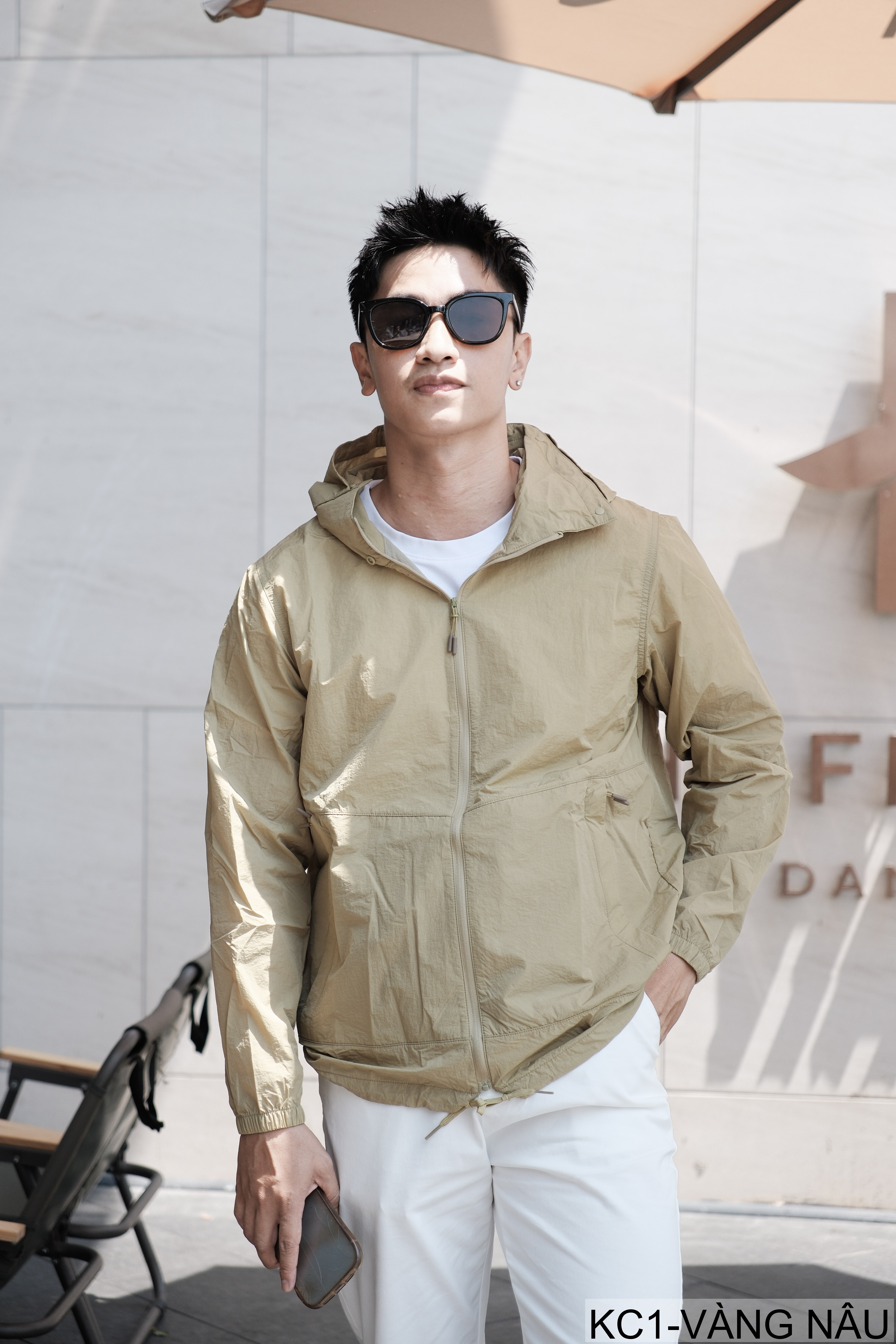 KC1 - Áo khoác chống nắng nam nữ UPF50+ siêu mỏng, thoáng khí, dáng rộng, có mũ trùm đầu_thumbnail_24