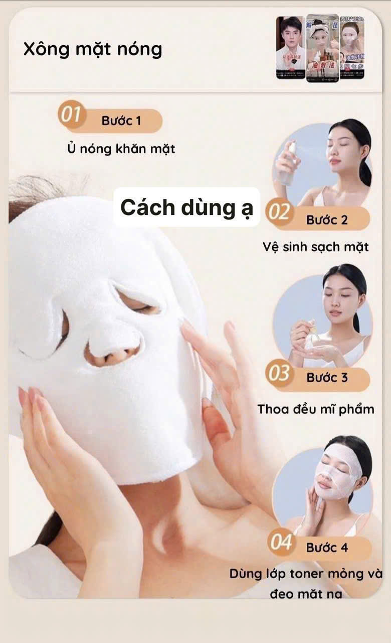 Set 5 khăn mặt nạ 100% Cotton_thumbnail_5