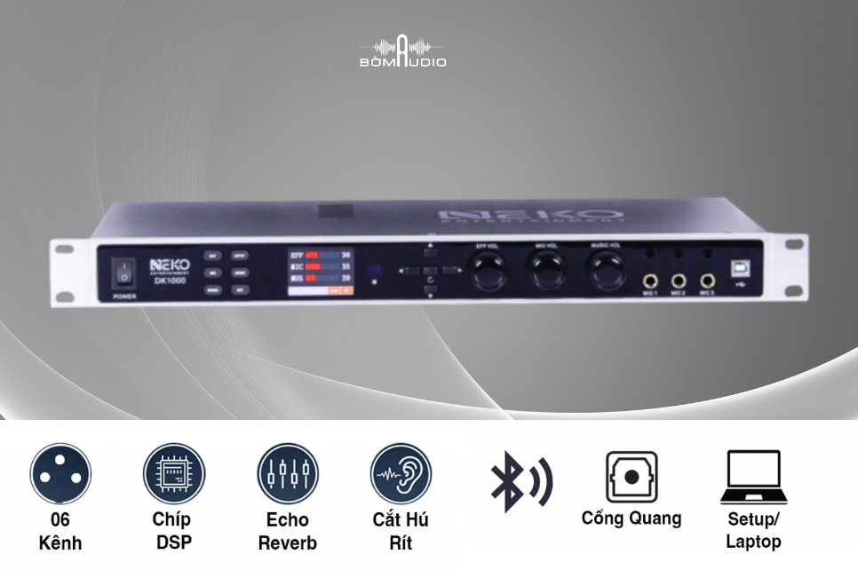 Đánh giá chất âm của vang số Neko DK1000