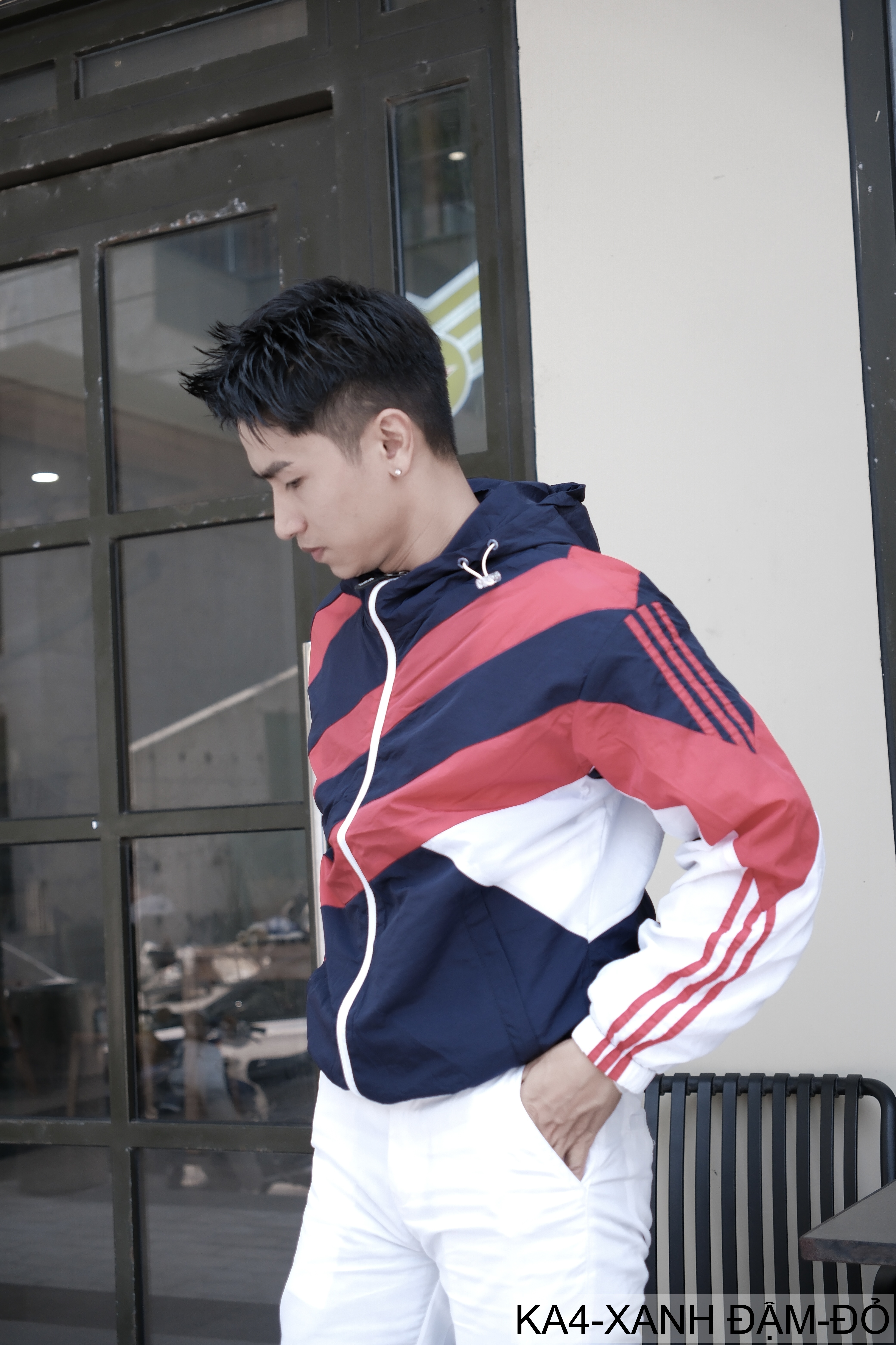 KA4 - Áo khoác nam có mũ phối màu năng động, chống nắng thoáng khí mùa xuân thu_thumbnail_2