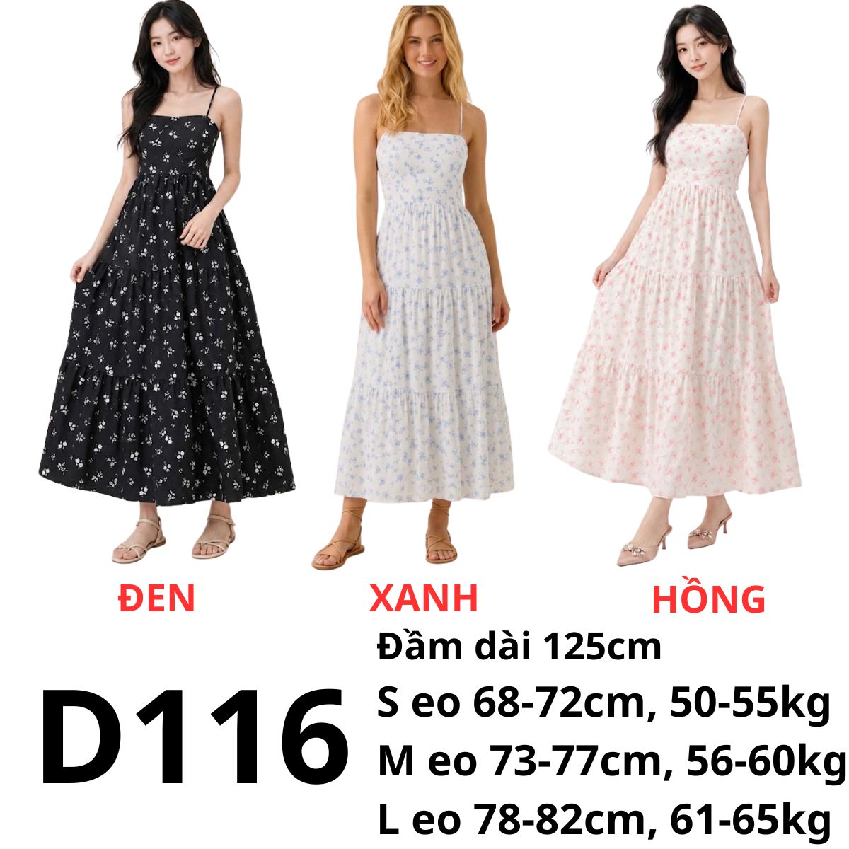 D116 - Đầm maxi