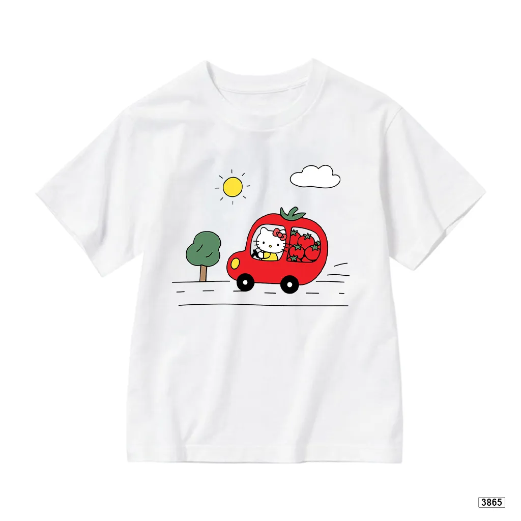 Áo thun bé gái form rộng Kittie Tomato Kado 3865_thumbnail_7