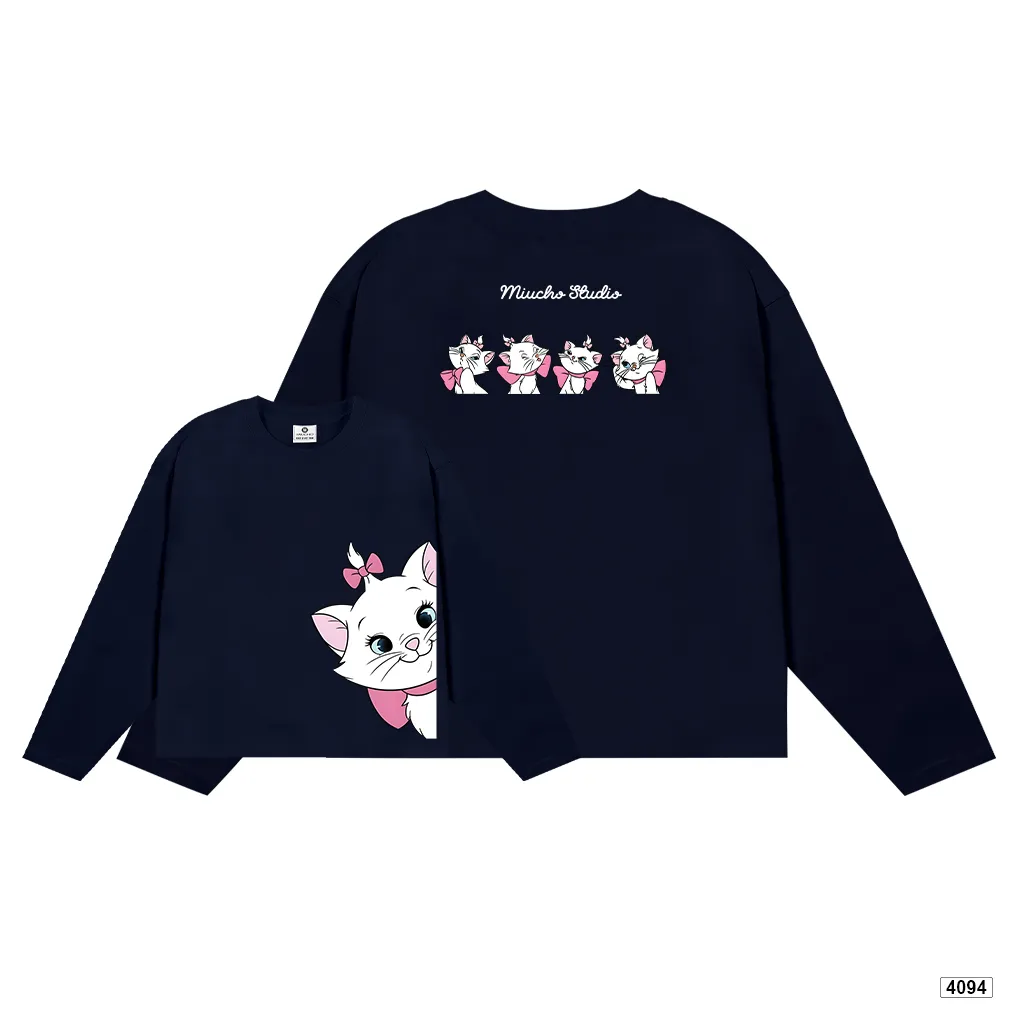 Áo thun tay dài form boxy Kitti đáng yêu Miucho 4094_thumbnail_10
