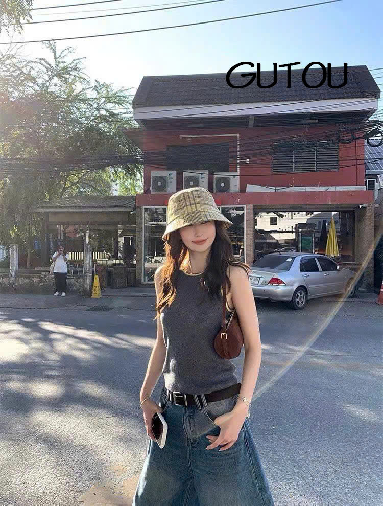 [ GUTOU ] Áo Len Tank Top Viền Line Minimal_thumbnail_9