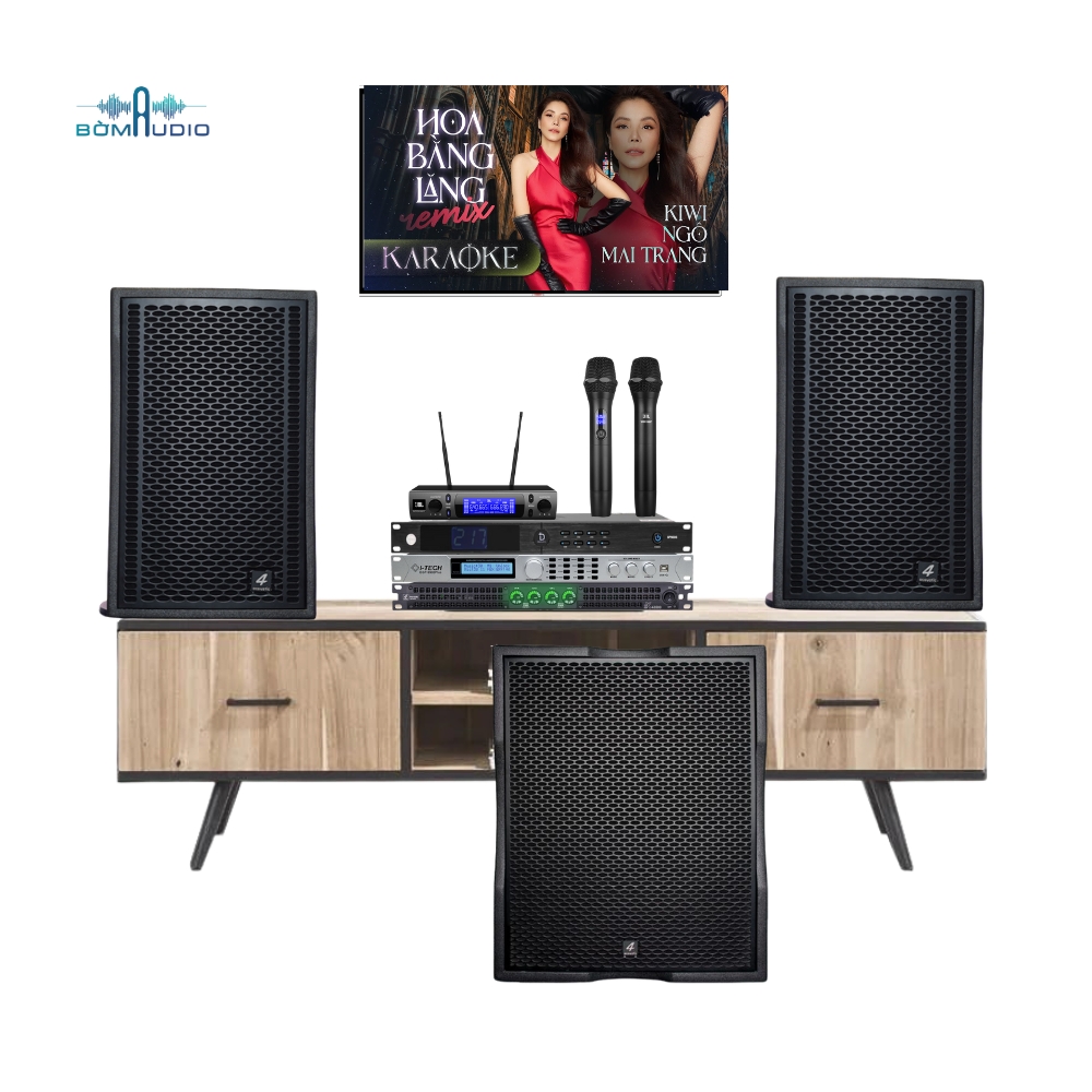 Combo Karaoke 4M2 Vang Số ITECH DSP 9900 PLUS + Cục Đẩy 4ACOUSTIC SX43500 + Mic JBL VM300 + Quản Lý Nguồn DBACOUSTIC DB SP600S + Loa Full 4ACOUSTIC DR12 + Loa Subwoofer 4ACOUSTIC 115BS_thumbnail_0