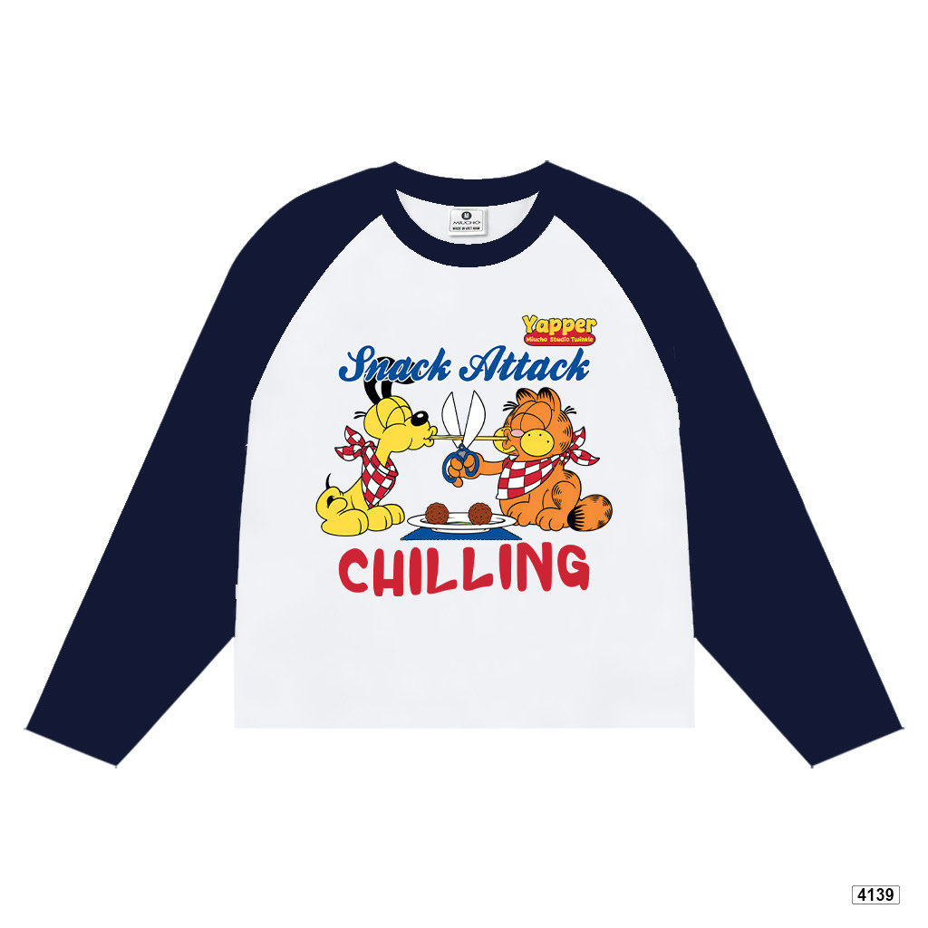 Áo thun boxy raglan tay dài Chilling Miucho 4139_thumbnail_8