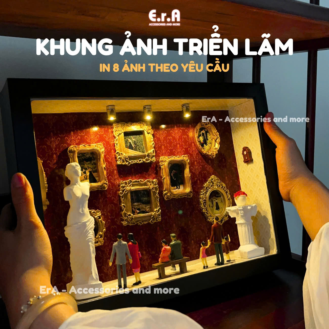 Khung ảnh, khung tranh triển lãm in hình