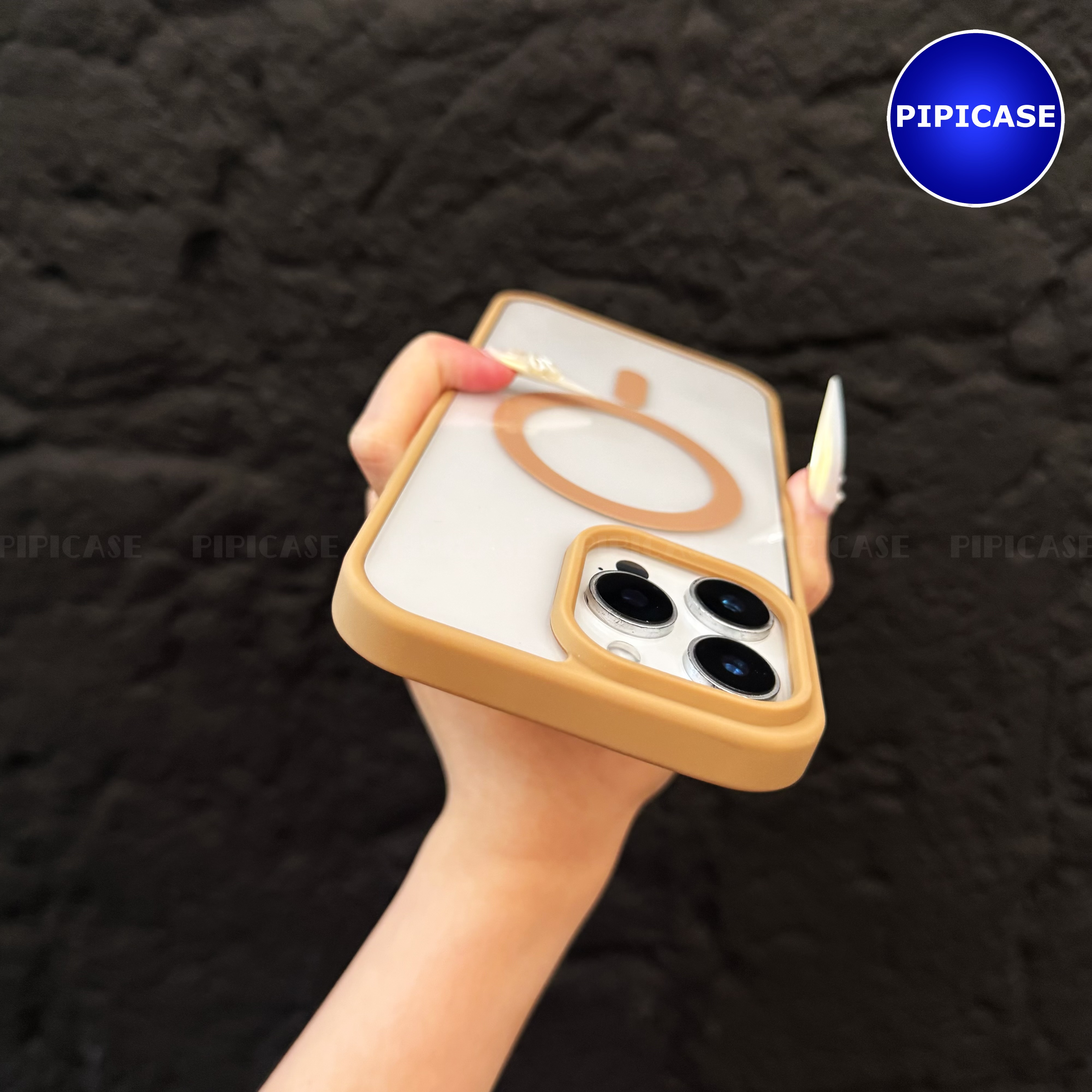Ốp Lưng iPhone 16 Pro - Chic - Nâu Nhạt_thumbnail_5
