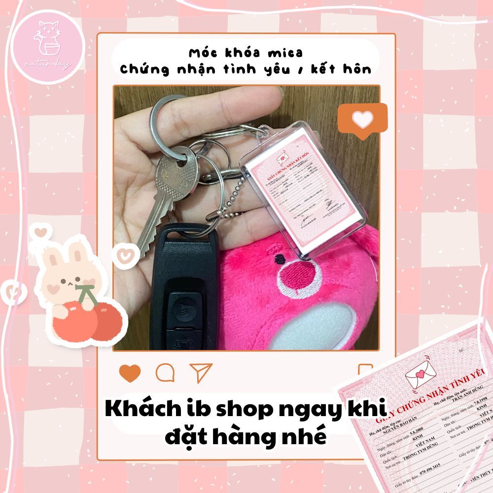 Set 2 Giấy chứng nhận kết hôn mini để Ốp điện thoại_thumbnail_4