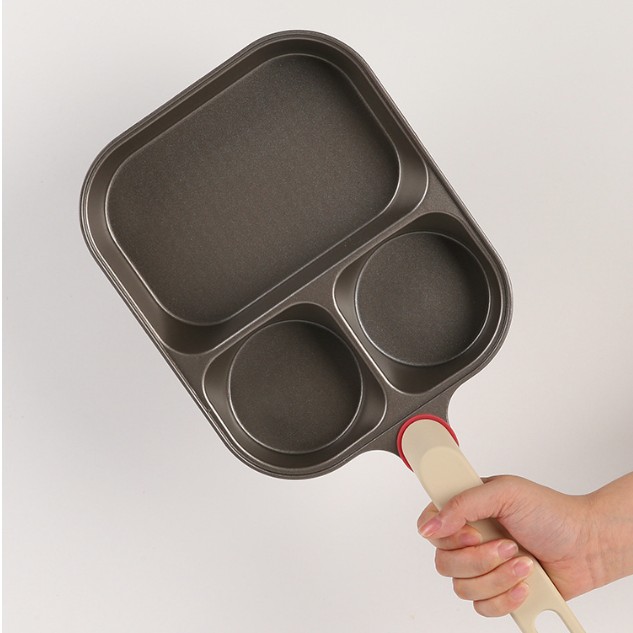 Chảo Chiên Titan 3 Ngăn Chống Dính Cao Cấp_thumbnail_5