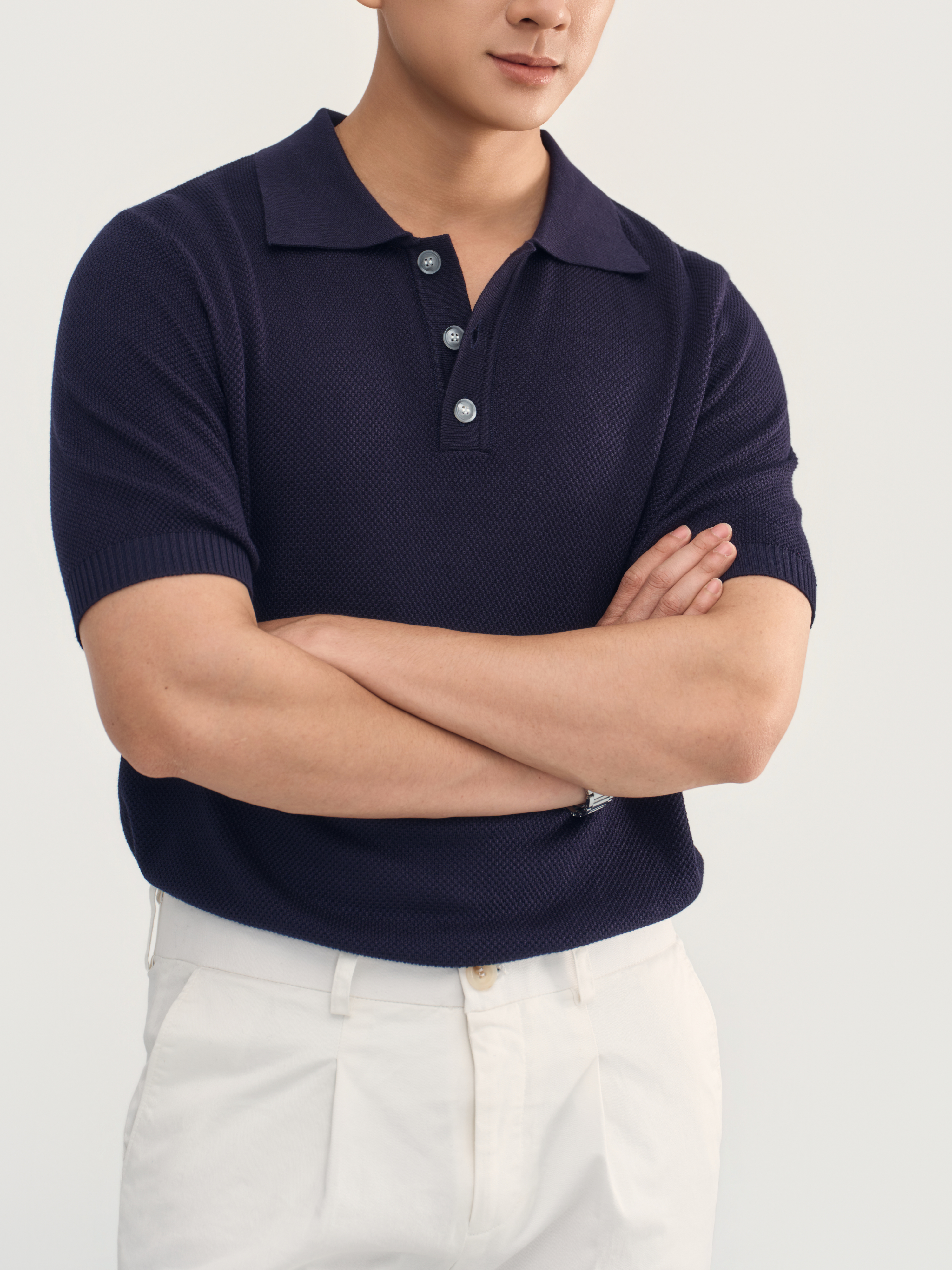 Áo Polo Dệt Kim Hary Sợi Viscose Form Regular_thumbnail_9