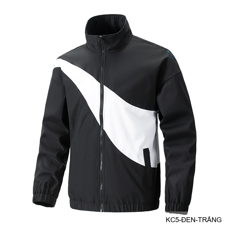 KC5 - Áo jacket nam phối màu thời trang xuân thu chống gió dễ phối đồ