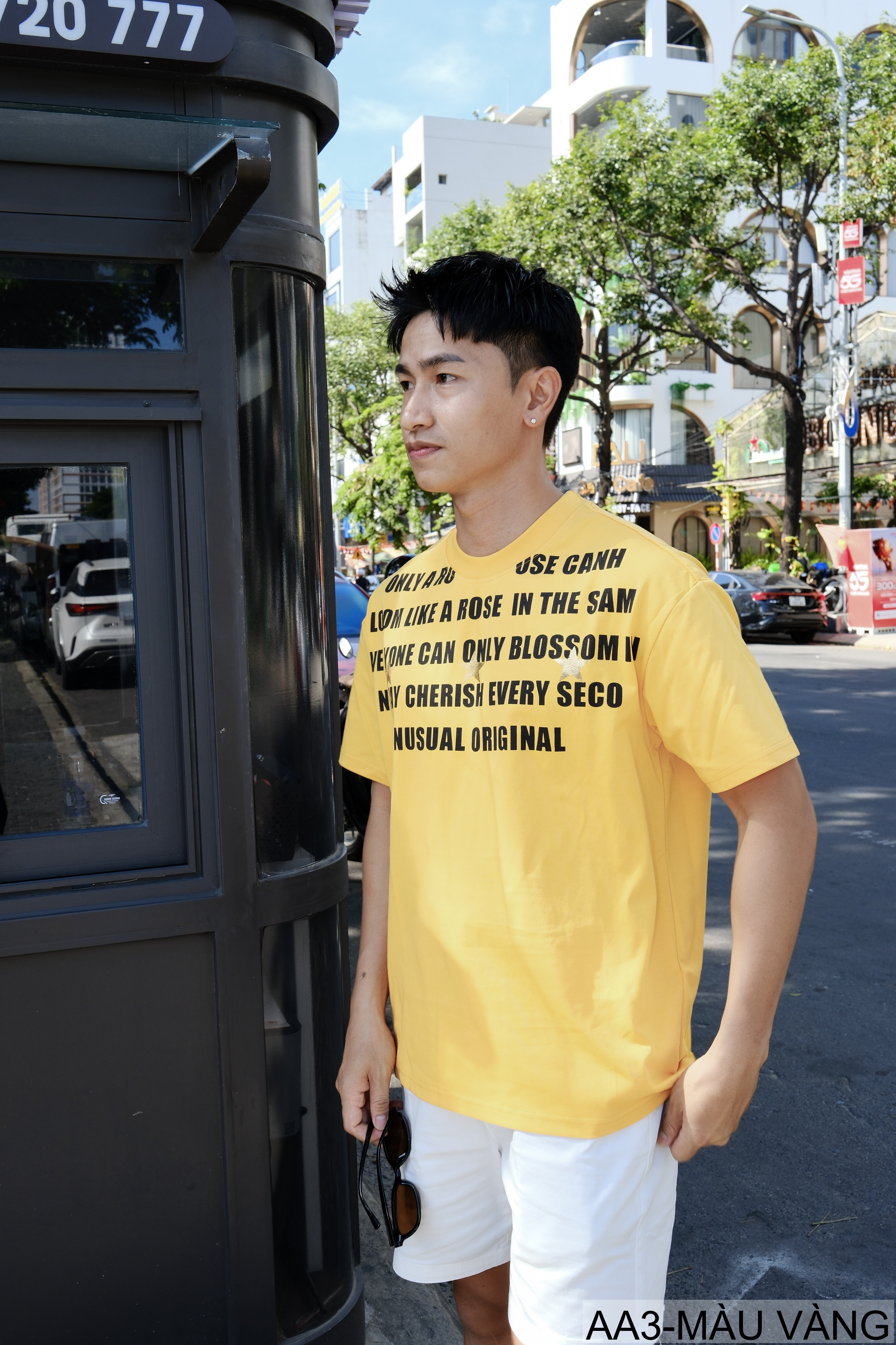 AA3 - Áo thun unisex cổ tròn tay ngắn in chữ retro phong cách streetwear_thumbnail_19