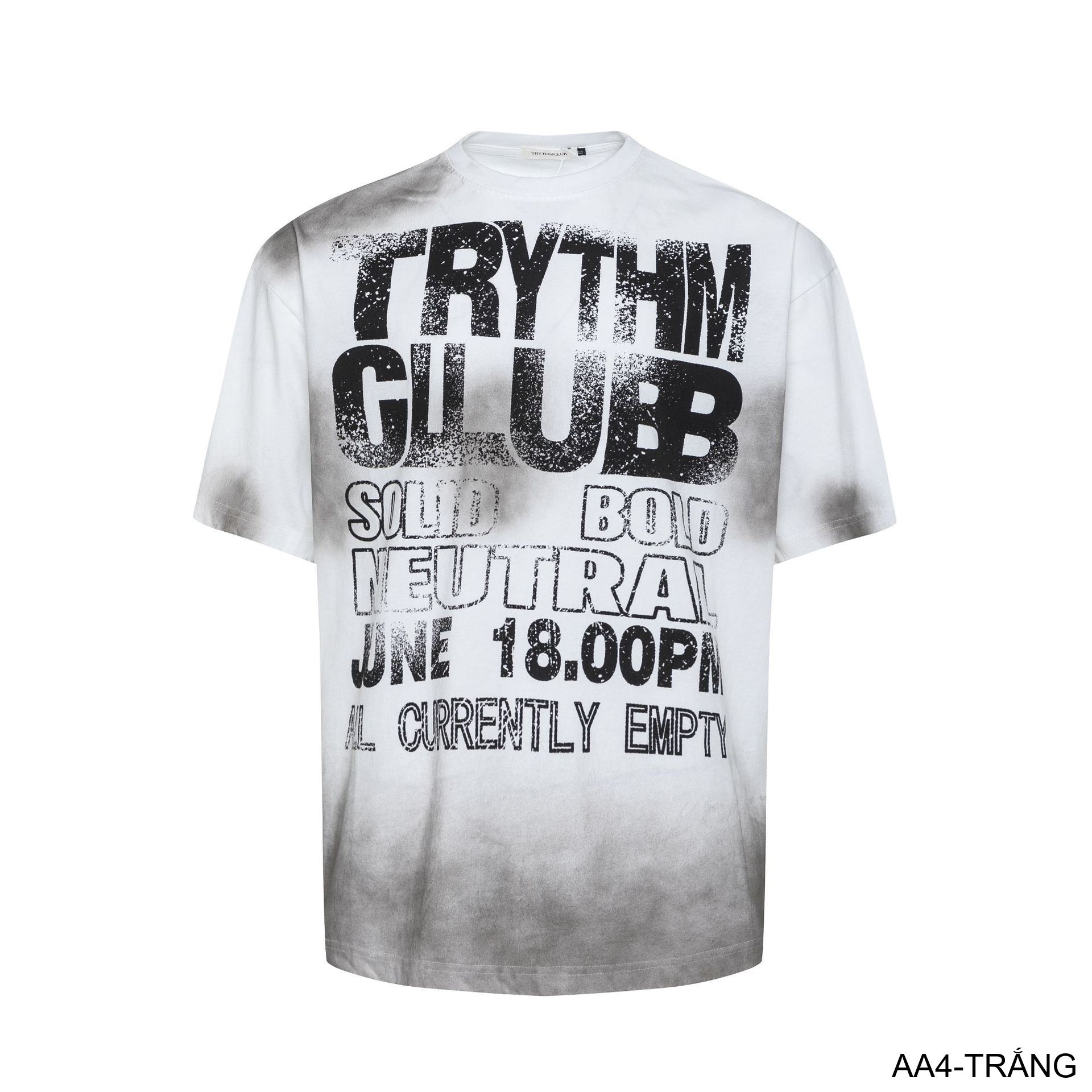 AA4 - Áo thun nam phong cách streetwear Mỹ, cổ tròn tay ngắn, chất cotton , họa tiết chữ nổi bật, form rộng rãi