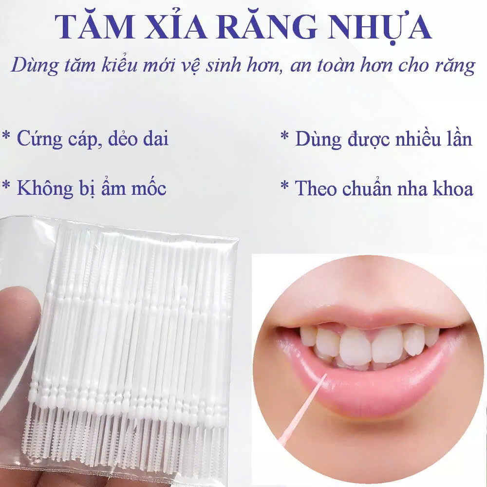 SET 2 Gói 30 Tăm Xỉa Răng Nha Khoa