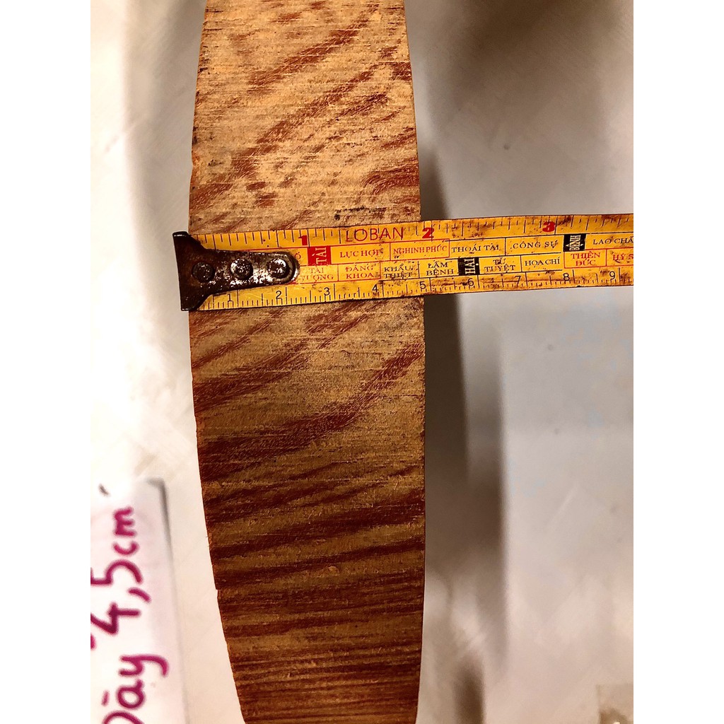 Thớt Gỗ Nghiến Dày 6.5cm - Nghiến Đẹp Đông Bắc D33cm_thumbnail_1