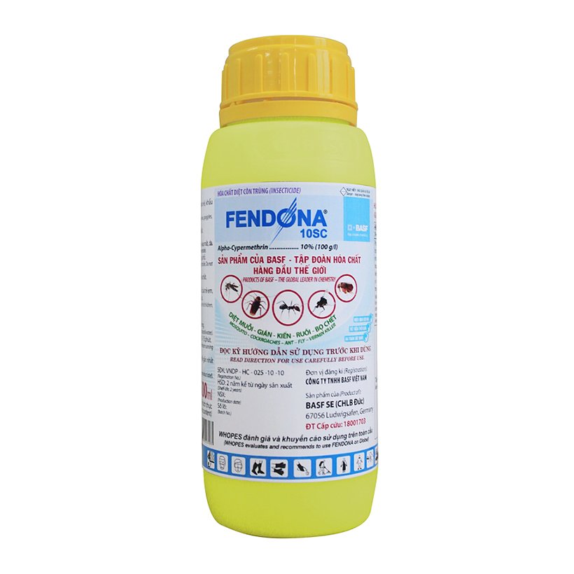 THUỐC DIỆT MUỖI FENDONA 10SC NHẬP KHẨU ĐỨC 1 Lít