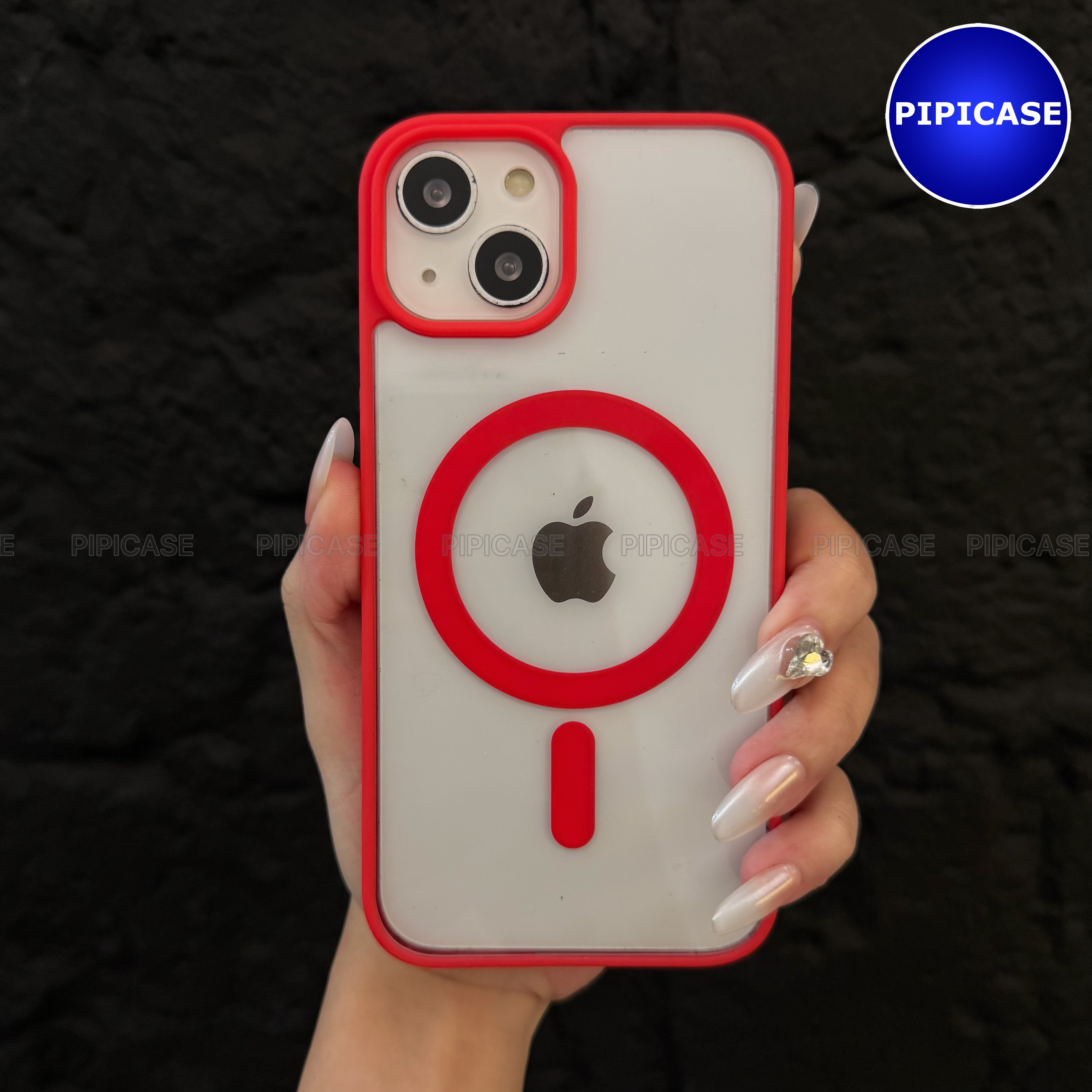 Ốp Lưng iPhone 15 - Chic - Đỏ Tươi