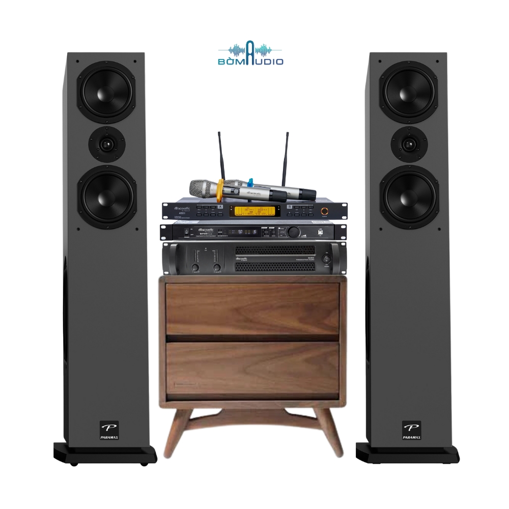Combo Cục Đẩy DBAUCOUSTIC B2800 + Vang Số DBAUCOUSTIC S700PLUS + Micro DBAUCOUSTIC 450II + Loa PARAMAX D88 LUXURY - B48_thumbnail_1