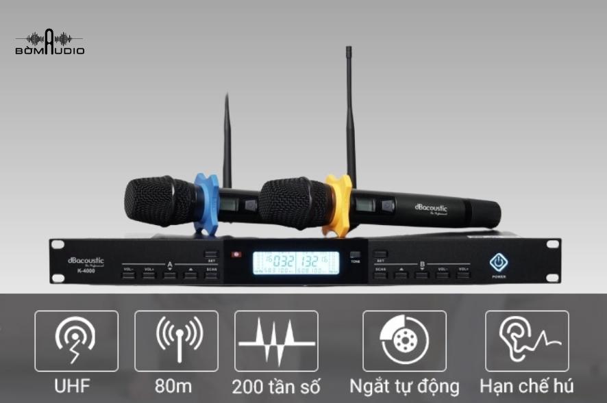 Đánh giá chi tiết micro karaoke Dbacoustic K4000