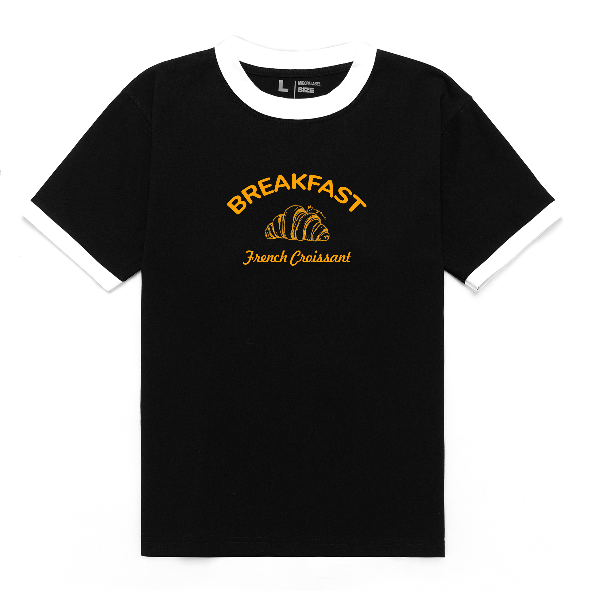 Áo thun cotton BBT CROISSANT Underthinker