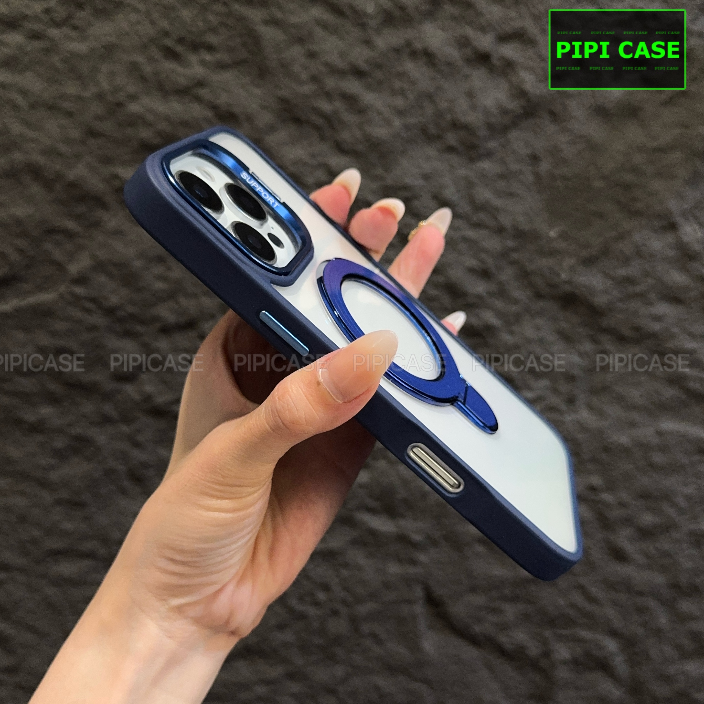 Ốp Lưng iPhone 12 Pro Max - Super Gone - Xanh Dương_thumbnail_10