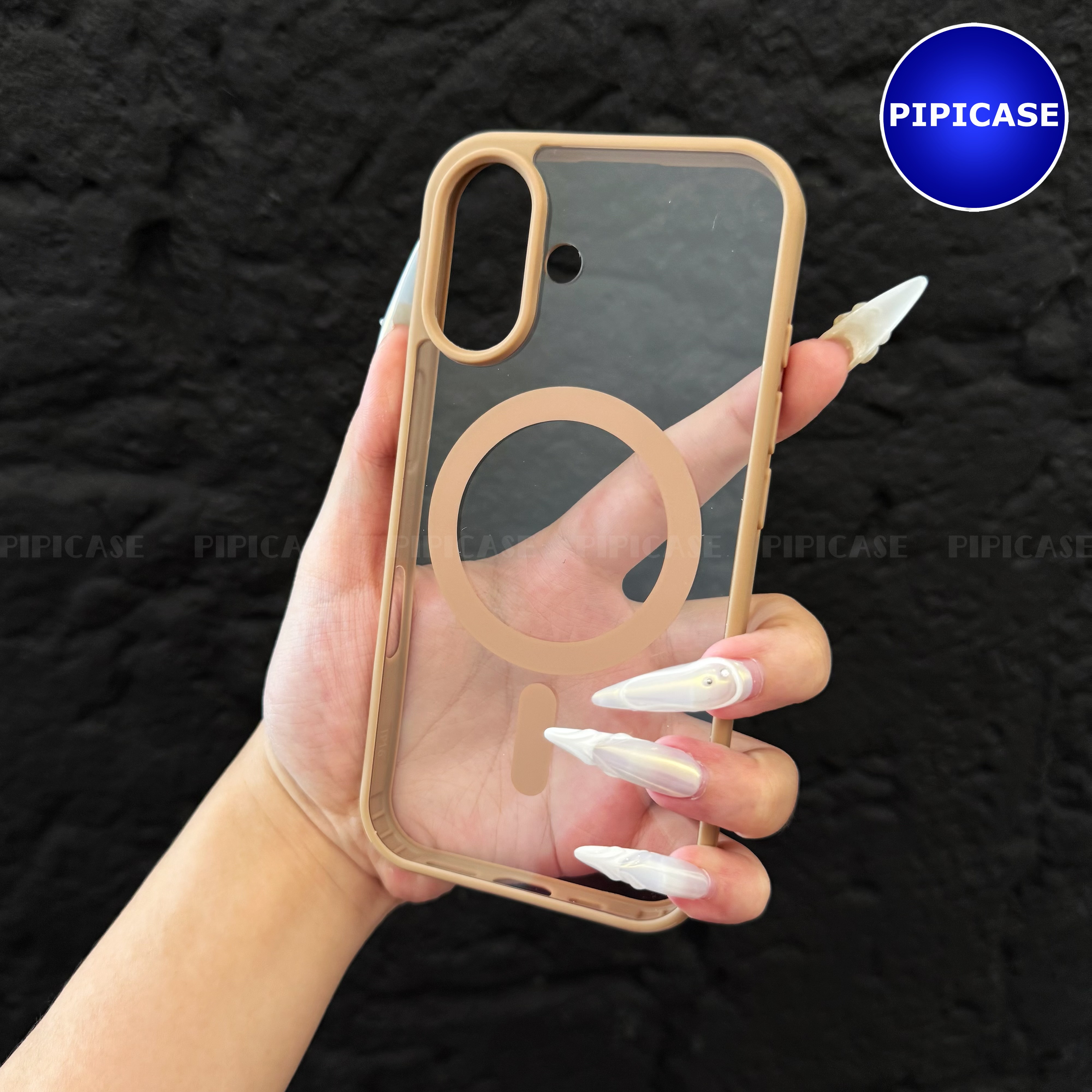 Ốp Lưng iPhone 16 Plus - Chic - Nâu Nhạt_thumbnail_12