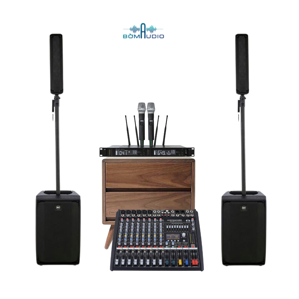 Combo Mixer DYNACORD CMS 600 + Micro DBACOUSTIC DB750PLUS + Loa RCF EVOX J8 - B286_thumbnail_0