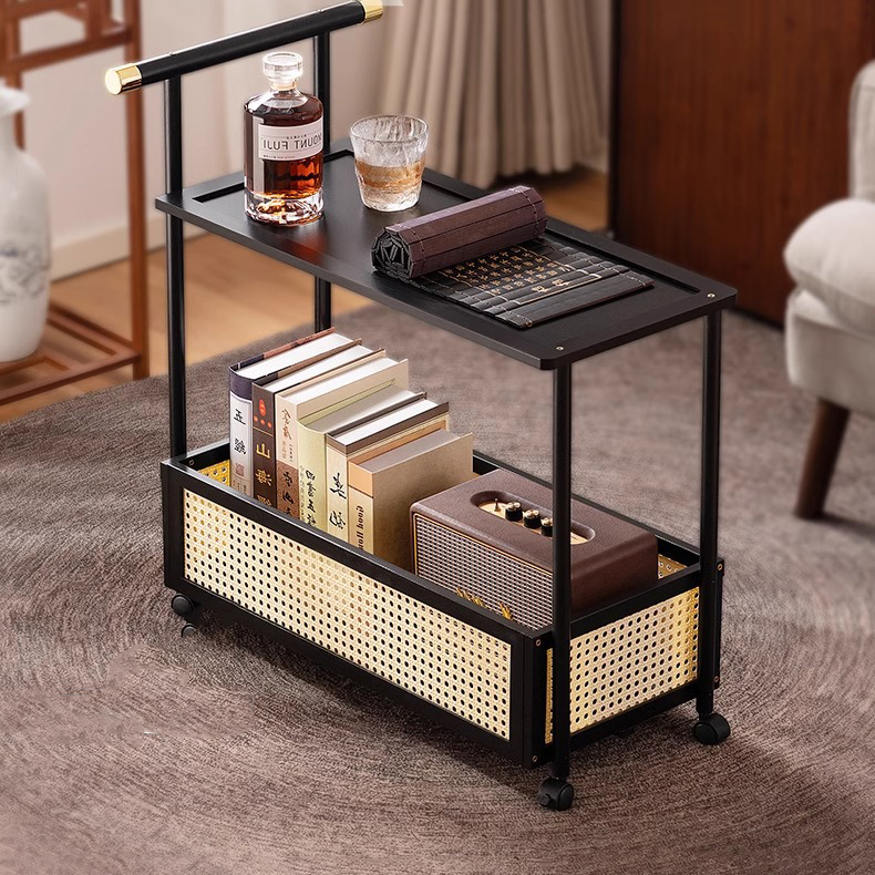 Bàn Trà Sofa 2 Tầng Di Động Cao Cấp