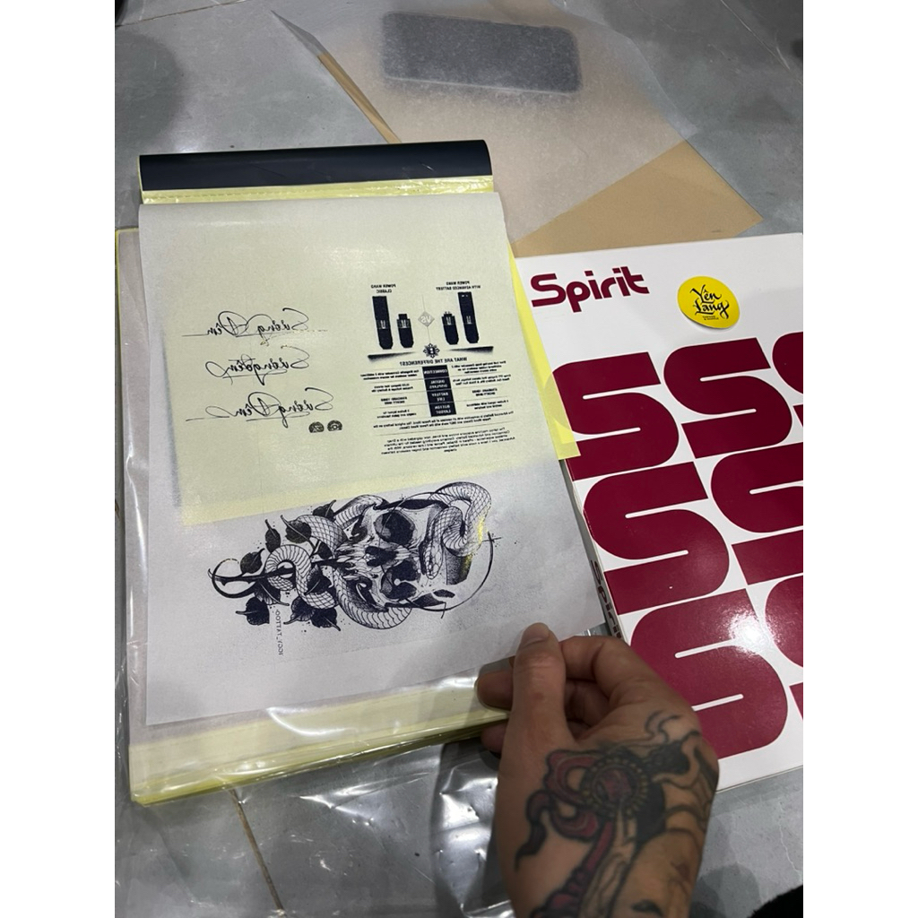 Giấy than SPIRIT ĐỎ (A4) - Giây than nhiệt 4 lớp - Lẻ tờ_thumbnail_3