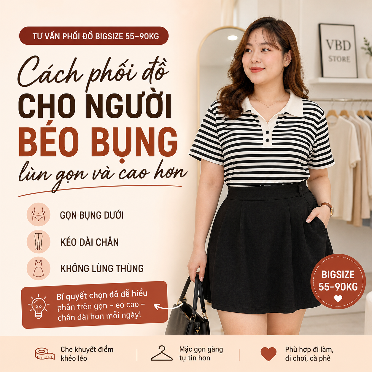 Cách Phối Đồ Cho Người Béo Bụng Lùn Gọn Và Cao Hơn