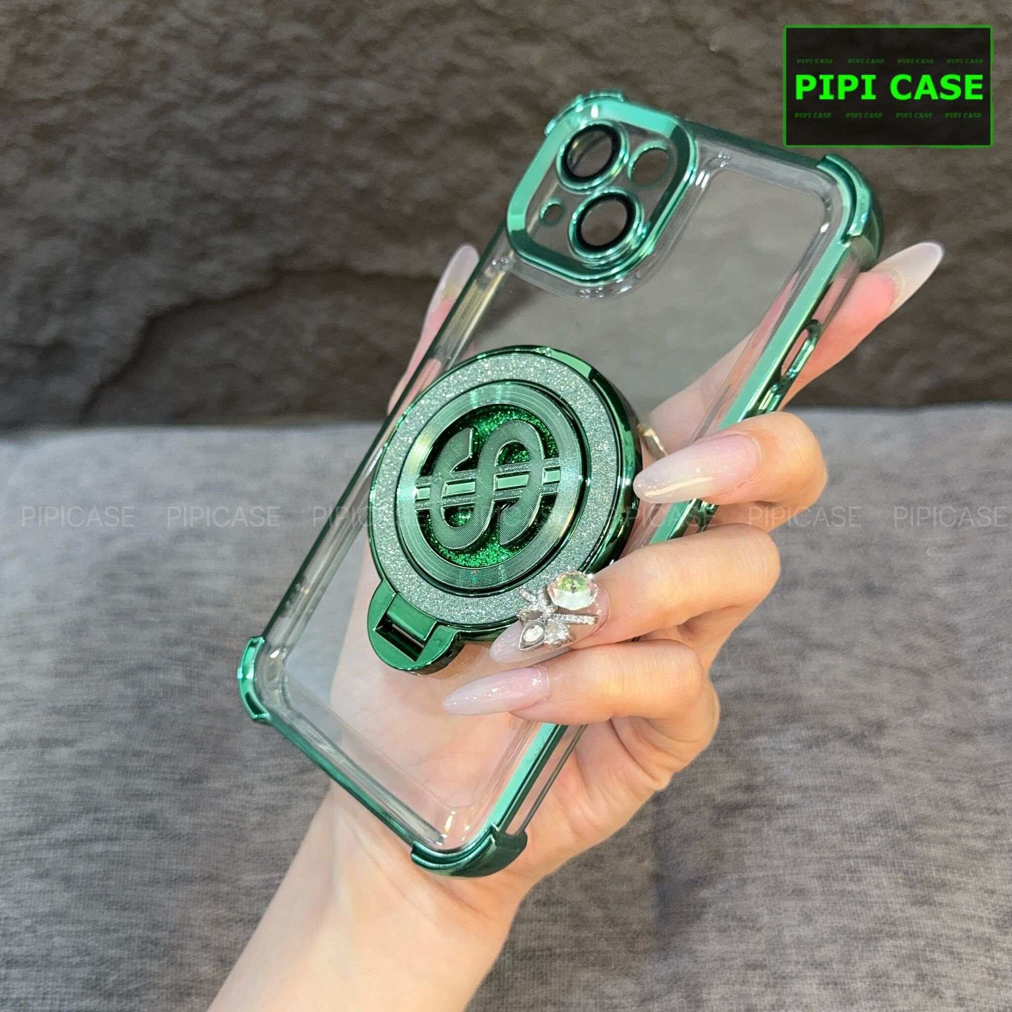 Ốp Lưng iPhone 15 Plus - DO - Xanh Lá