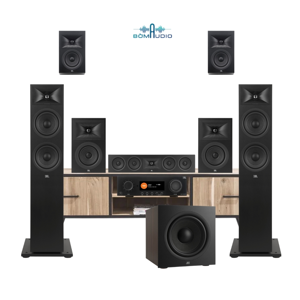 Combo Amply JBL MA710 + Loa Bookshelf JBL STAGE 250B + Loa Cột JBL STAGE 260F + Loa Center JBL TAGE 245C + Loa Subwoofer JBL TAGE 220P + Loa Surround STAGE 240H  - B386_thumbnail_0