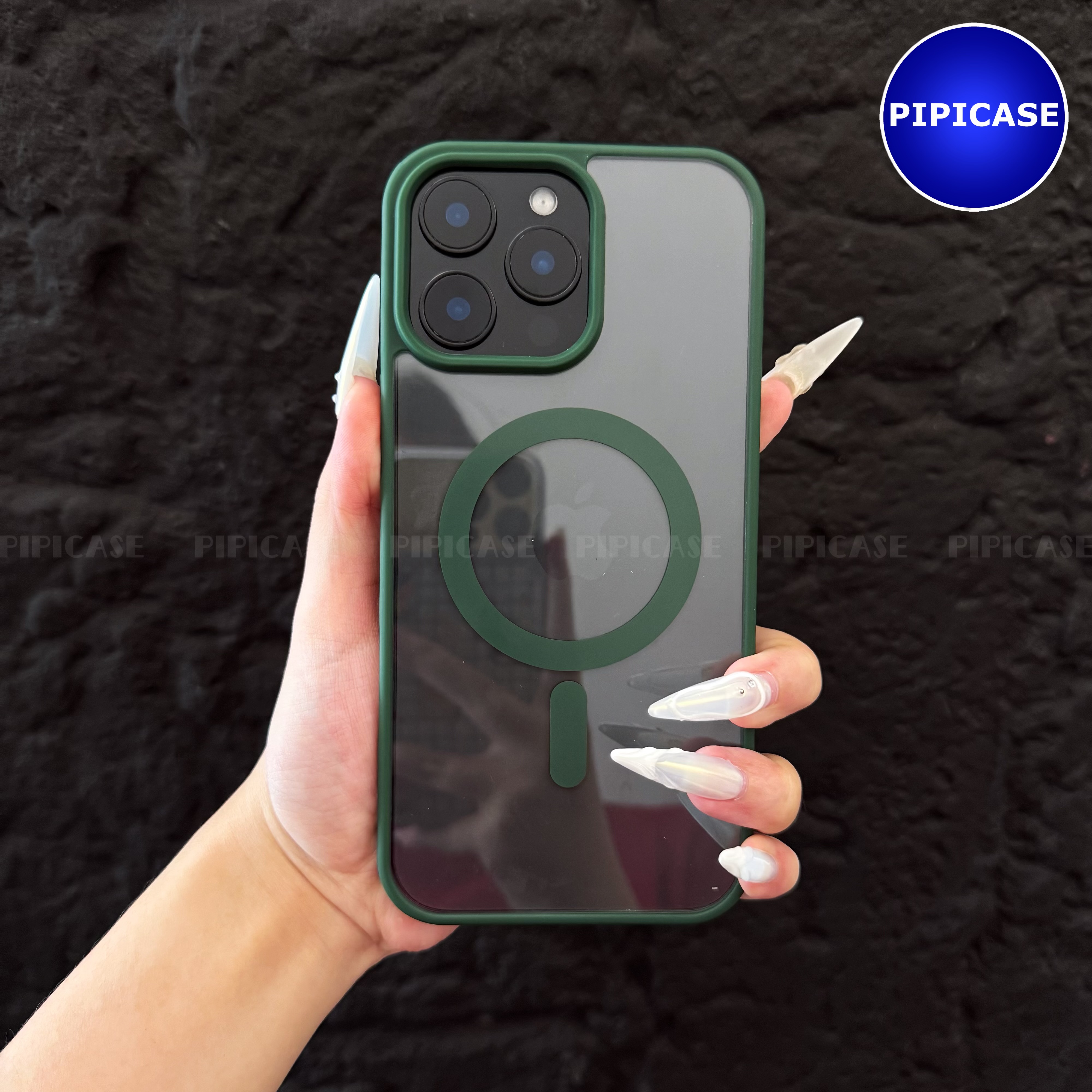 Ốp Lưng iPhone 14 Pro Max - Chic - Xanh Lá_thumbnail_9