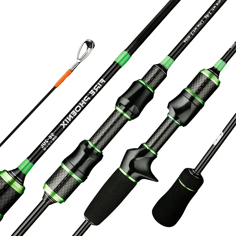 Cần Câu Lure UL Carbon Solid Tip Siêu Nhạy – Casting/Spinning 2-8g, Dây 2-6LB