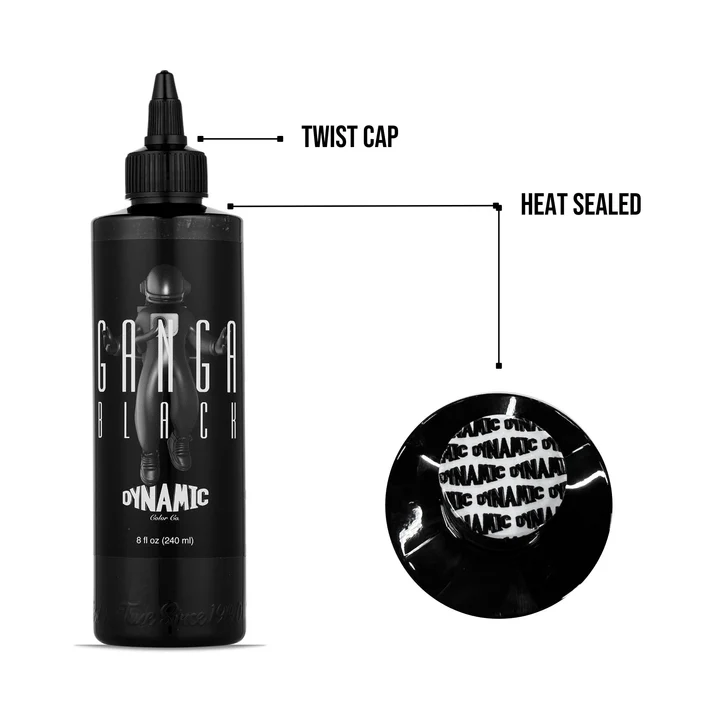 Dynamic Ganga Black Tattoo Ink