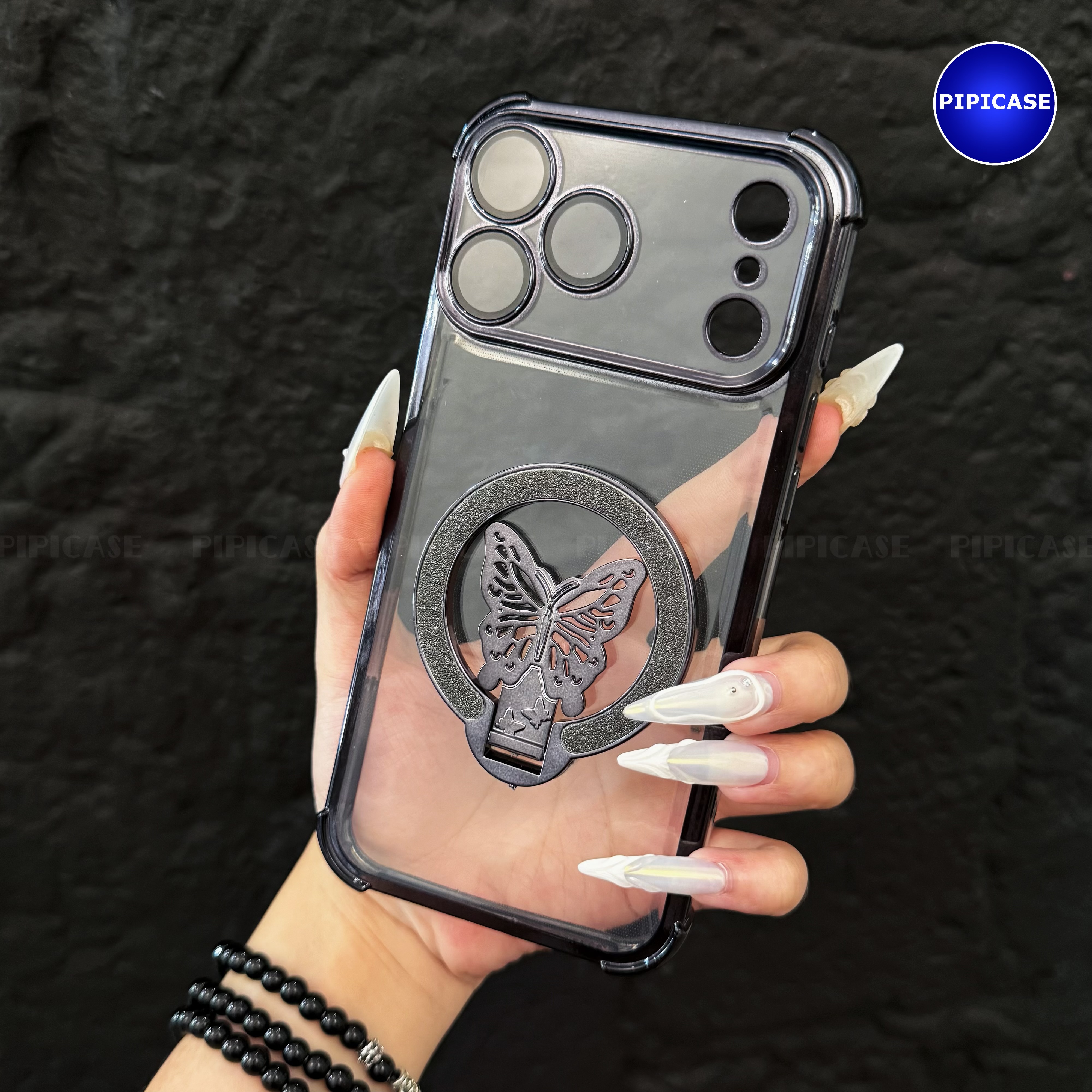 Ốp Lưng iPhone 17 Pro Max - MO - Đen