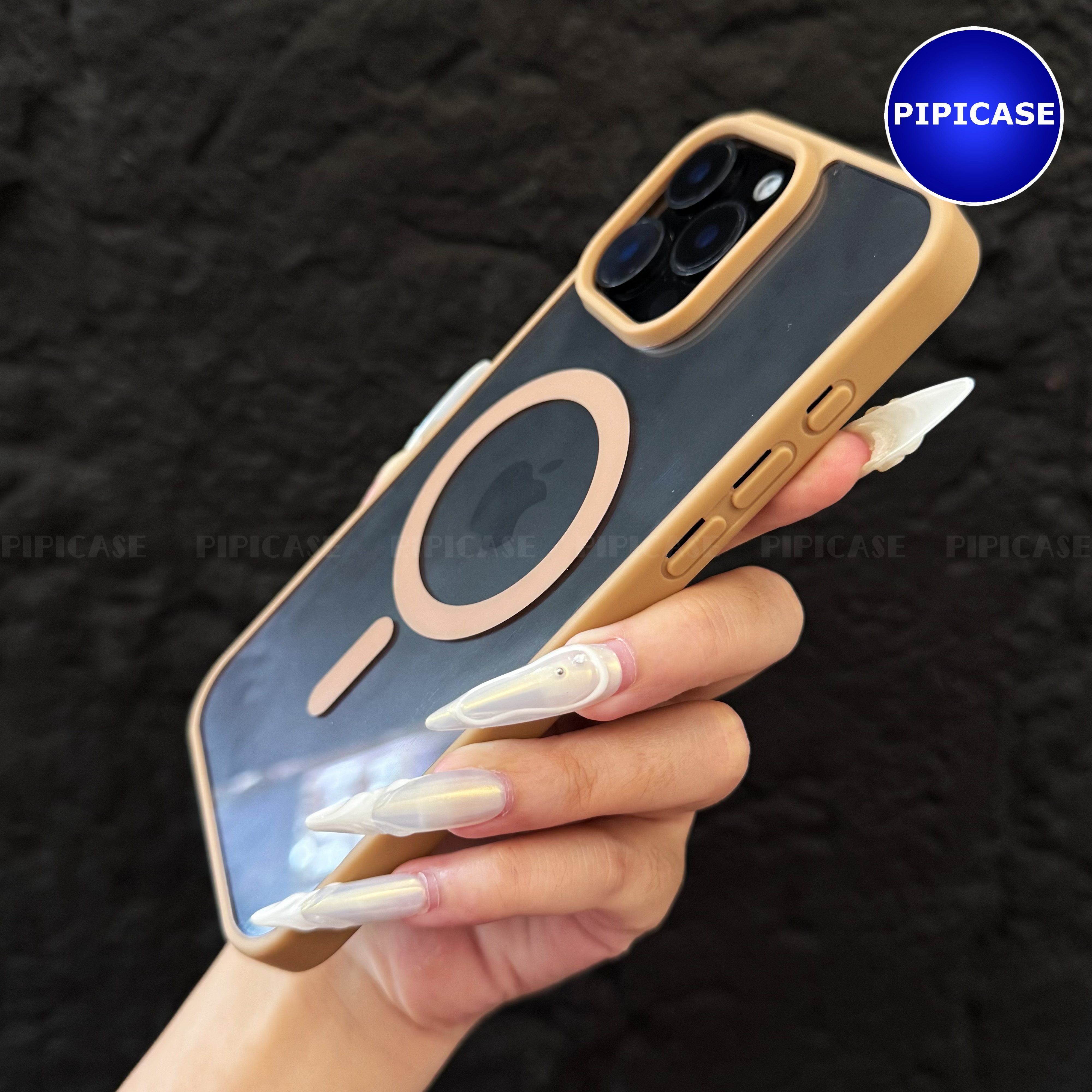 Ốp Lưng iPhone 16 Pro - Chic - Nâu Nhạt_thumbnail_10