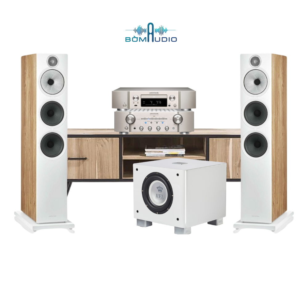 Combo Amply Nghe Nhạc MARZANT PM 8006 + Đầu CD Kiêm DAC MARZANT ND 8006 + Loa Cột B&W 603 S2 + Loa Subwoofer Điện REL T7X_thumbnail_1