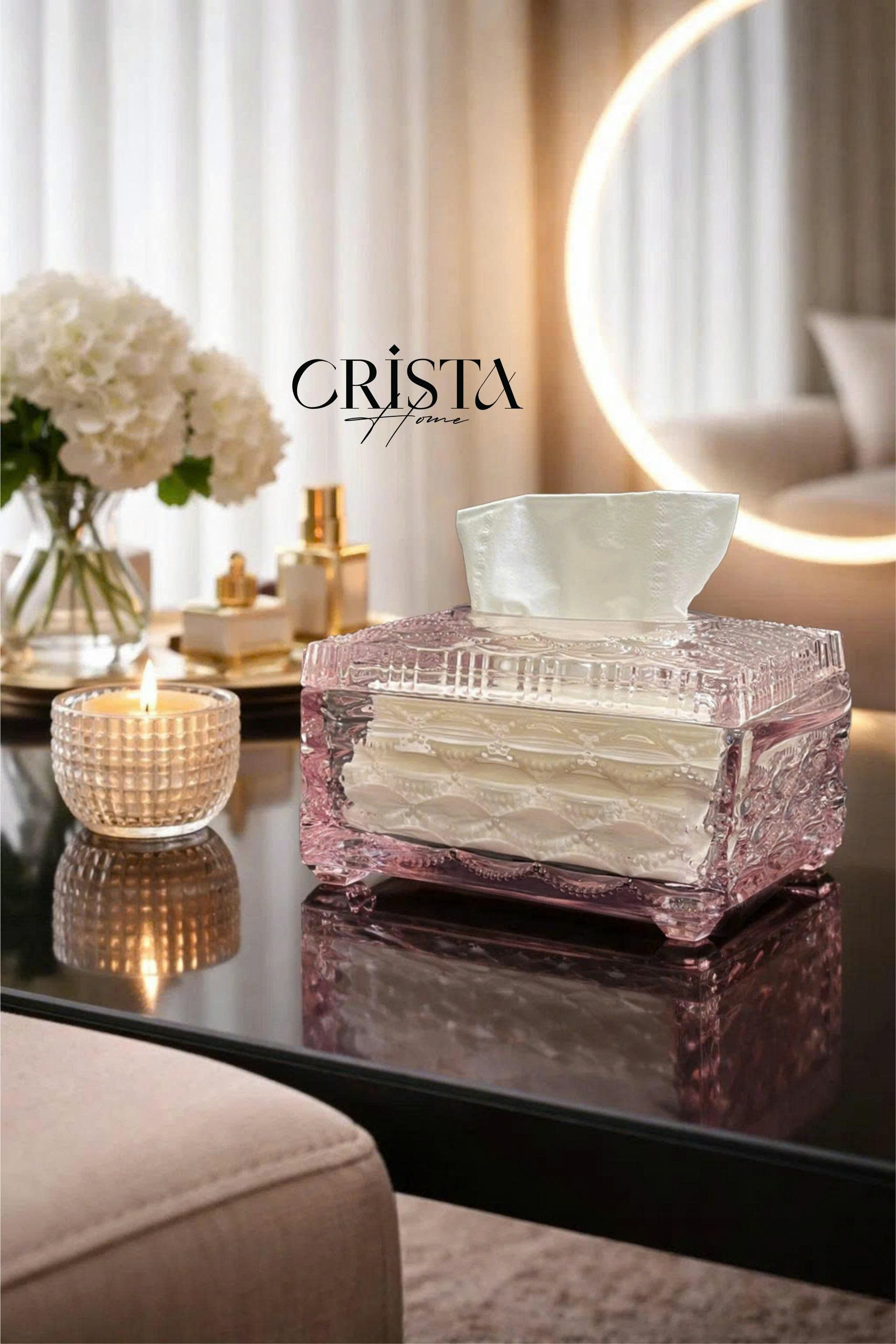 Hộp đựng giấy ăn vân sóng 18.5*12*9.5cm Crista home_thumbnail_8
