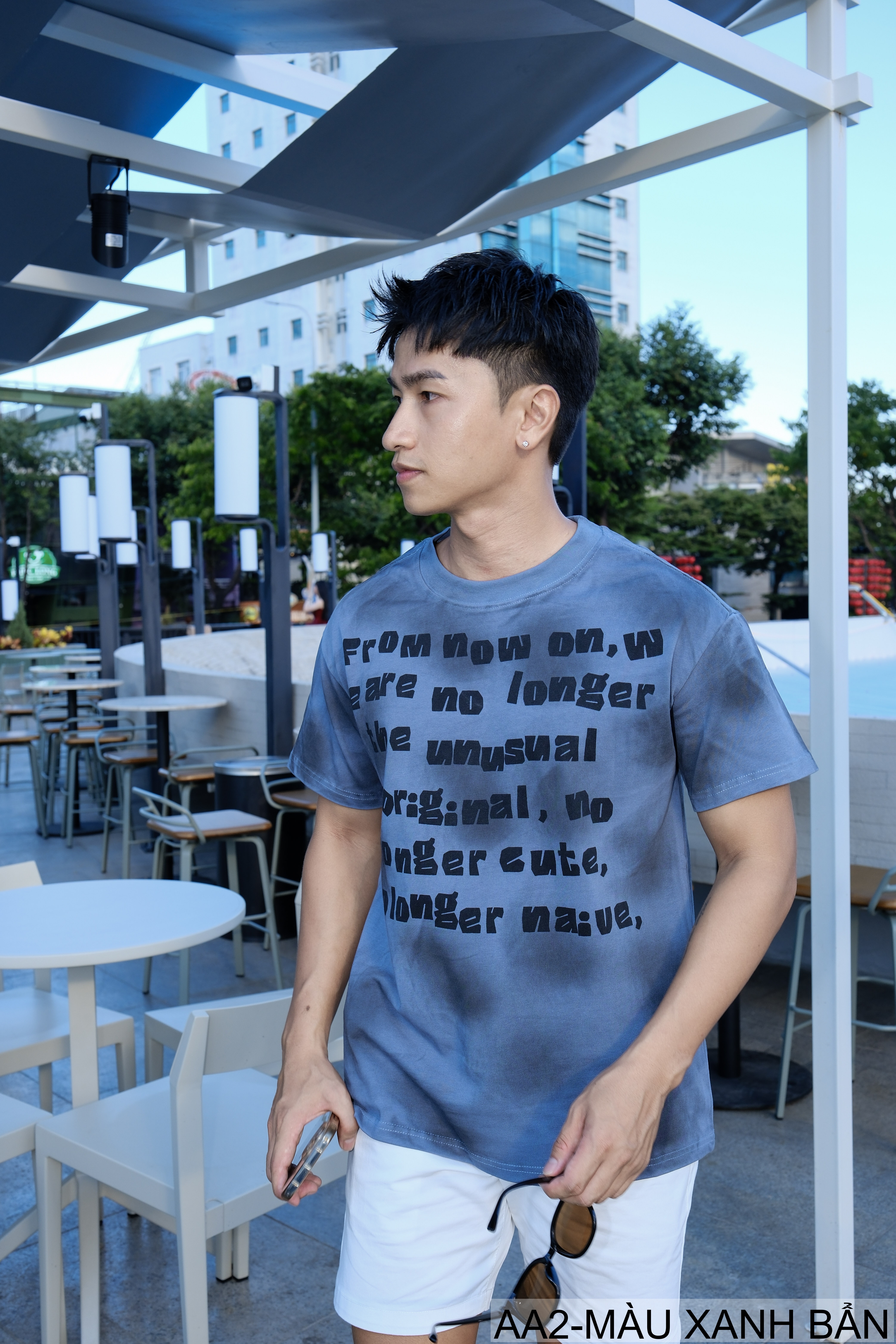AA2 - Áo thun nam cổ tròn tay ngắn phong cách retro streetwear, chất cotton mềm, dáng rộng, màu Xanh Bẩn & Đỏ Bẩn_thumbnail_22