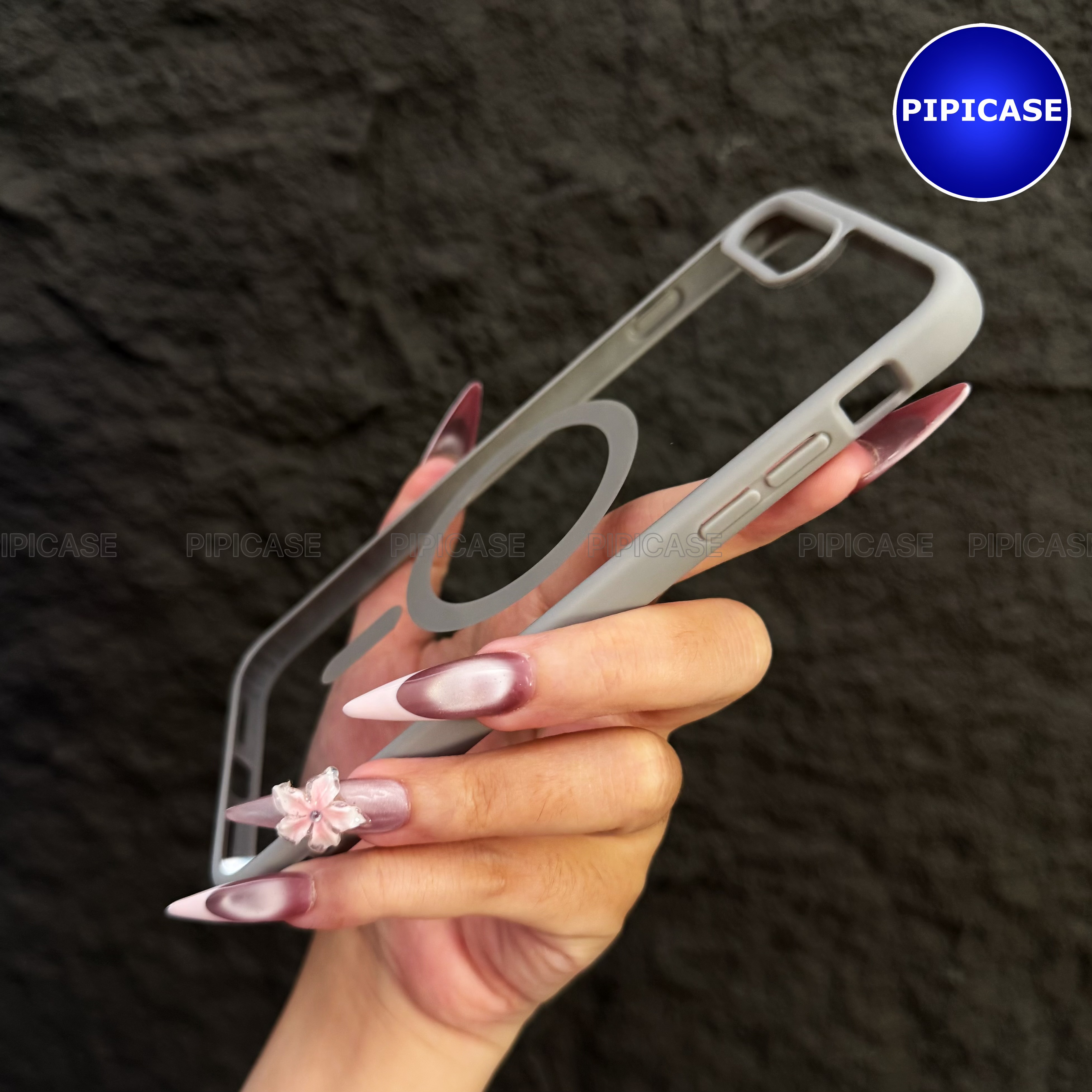 Ốp Lưng iPhone 7 Plus / 8 Plus - Chic - Xám_thumbnail_3