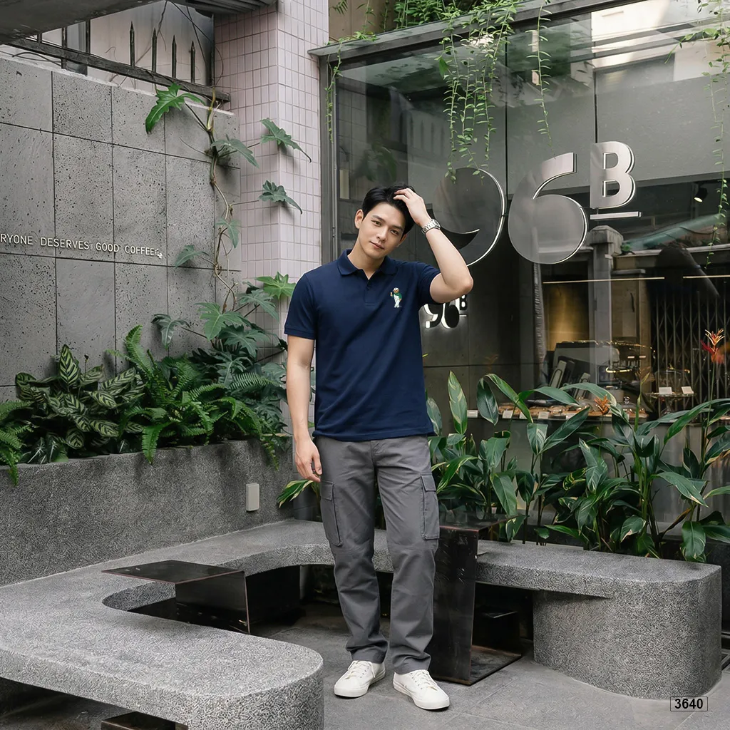 Áo polo nam chất cá sấu dày dặn đứng form Polux 3640_thumbnail_2