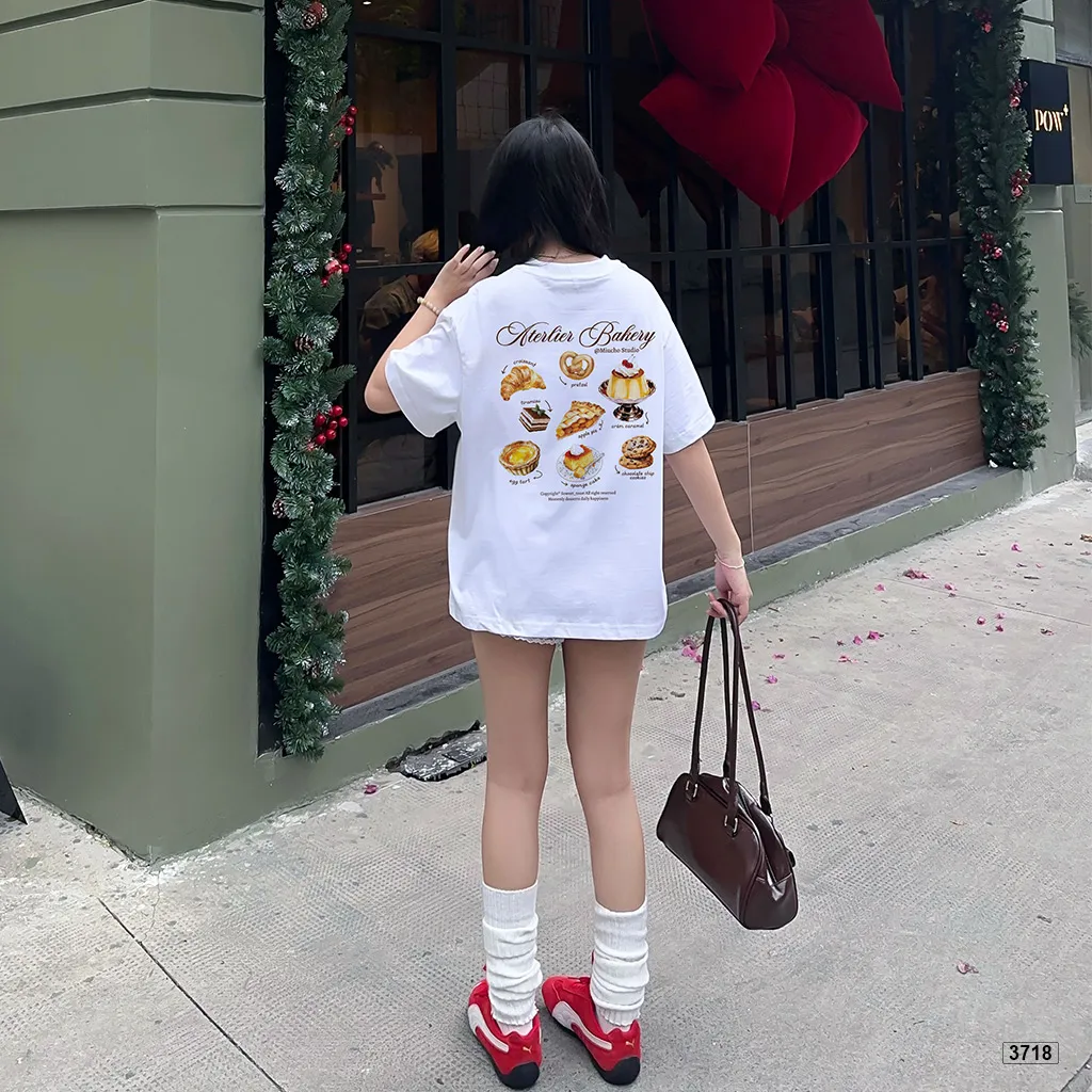 Áo thun unisex form boxy chất thoáng mát Miucho Bakery 3718_thumbnail_6