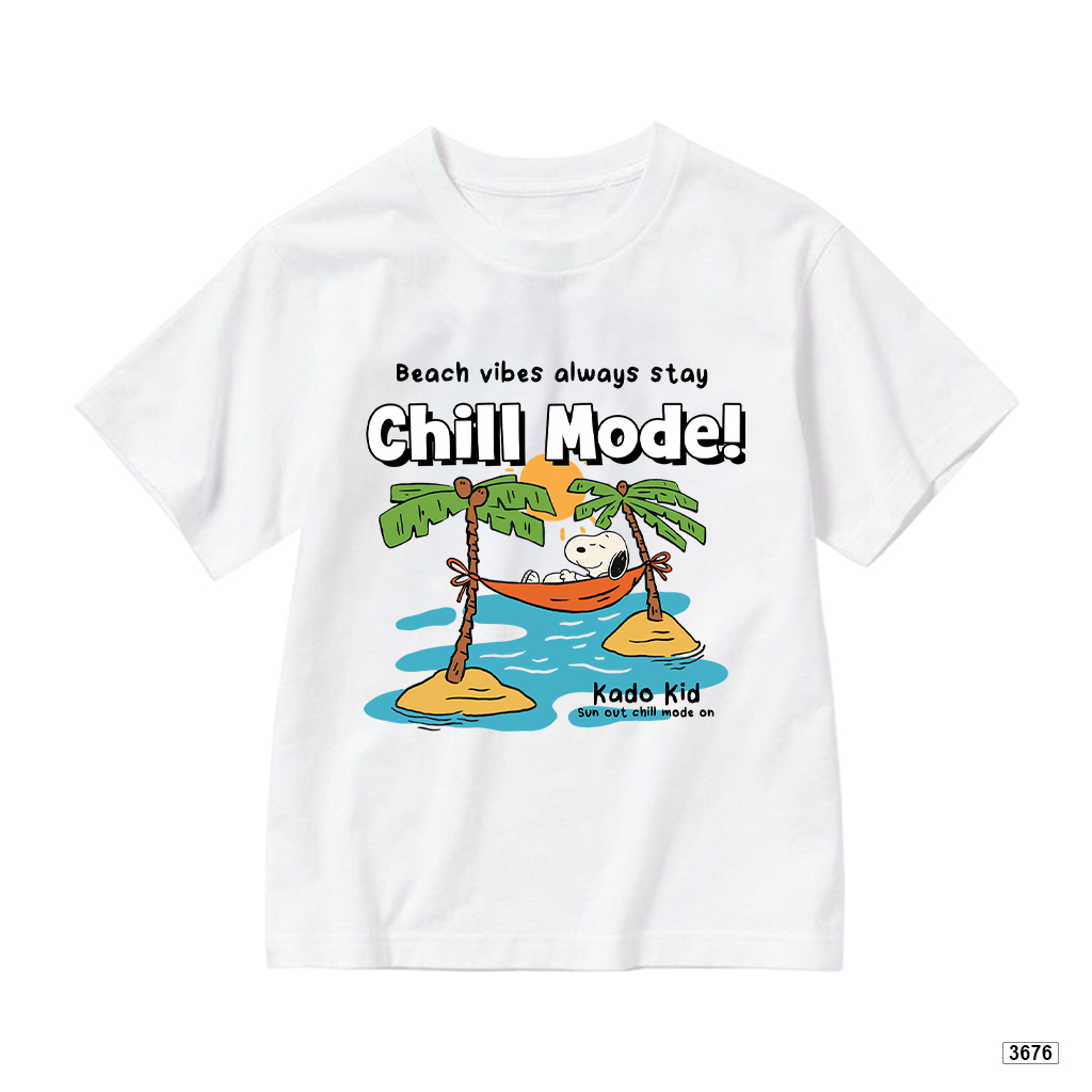 Áo thun trẻ em mùa hè Chill mode Kado 3676_thumbnail_0