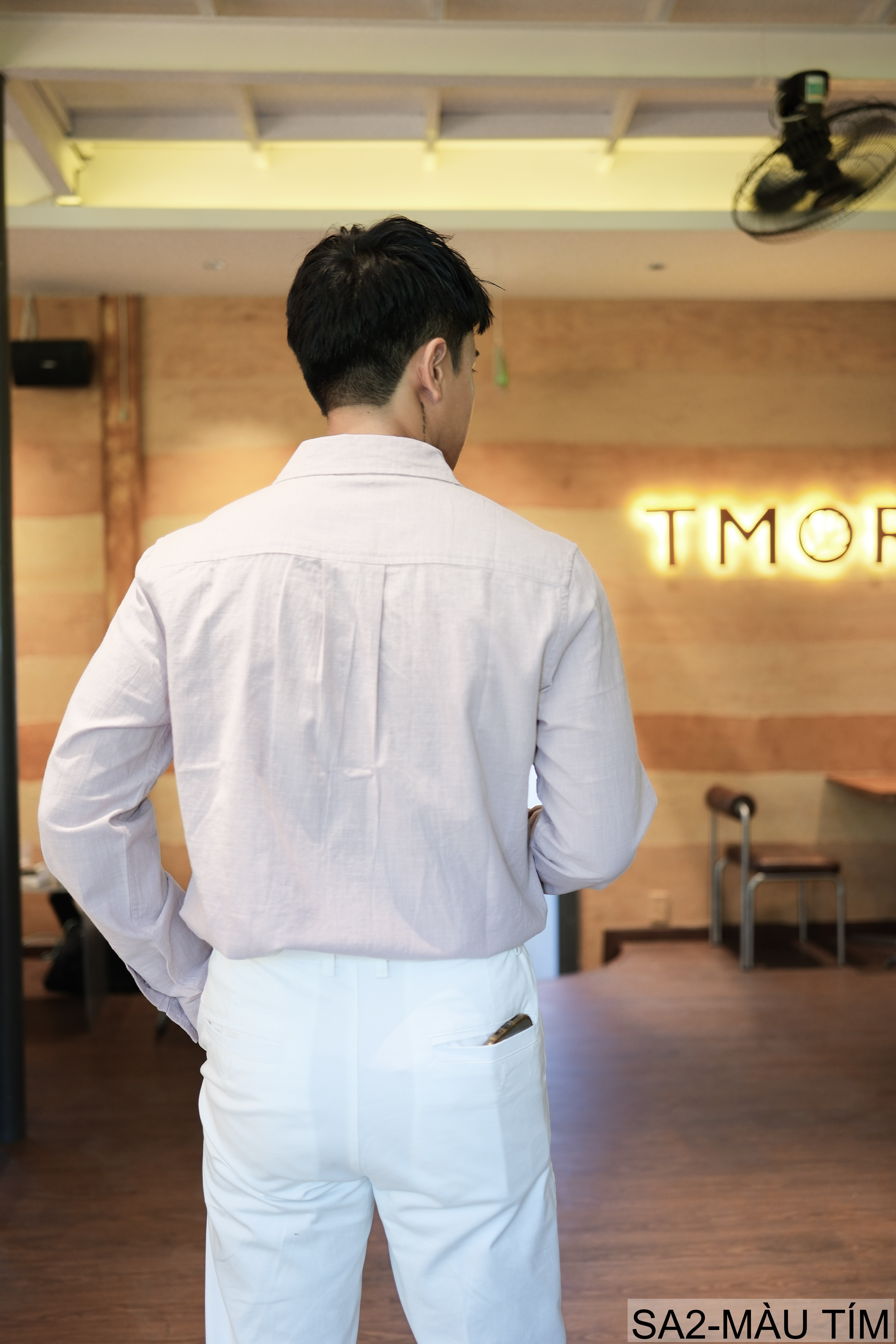 SA2 - Áo sơ mi nam dài tay thêu logo nhỏ, chất cotton mềm mại, dáng rộng thoải mái, phong cách Nhật Bản_thumbnail_25
