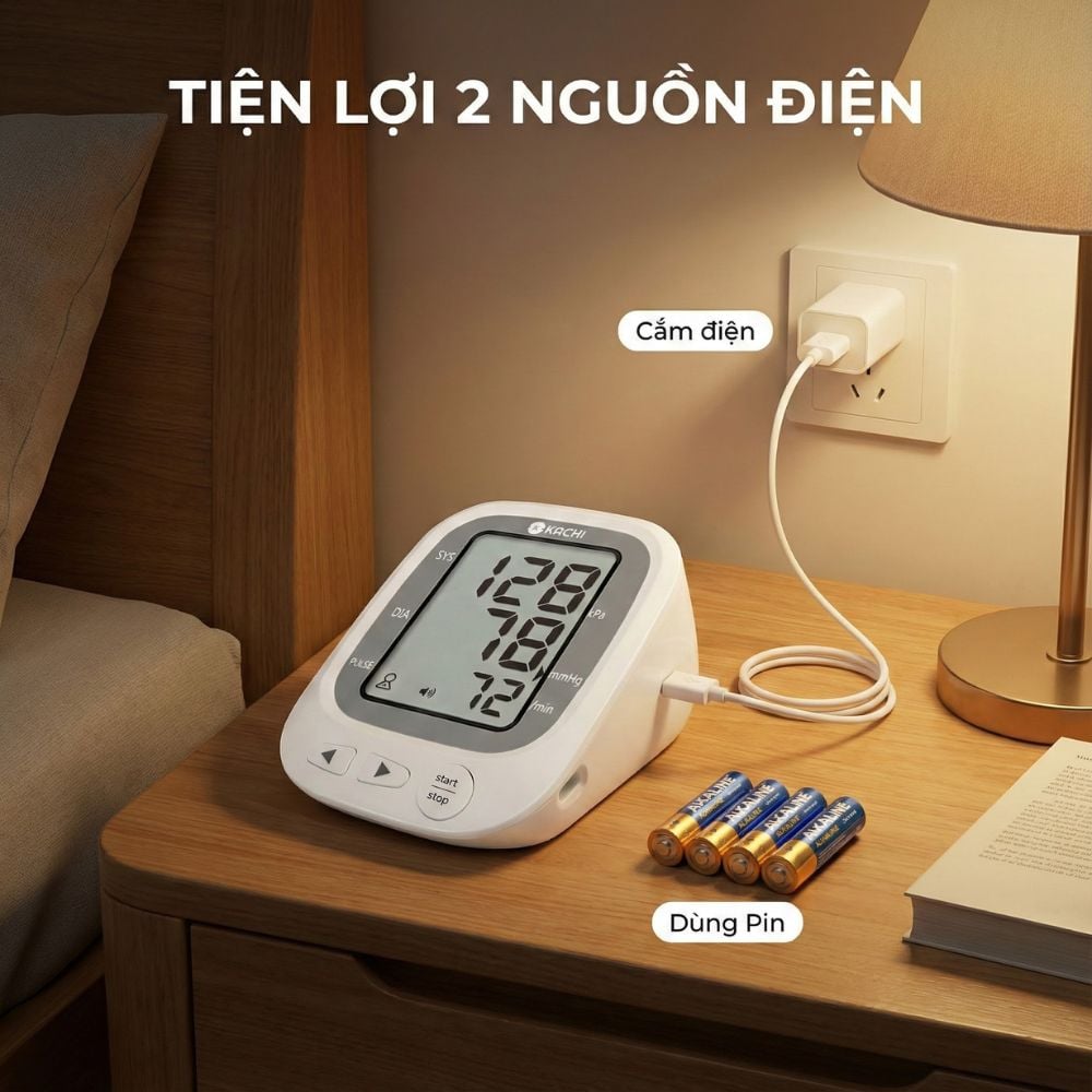 Máy đo huyết áp bắp tay Kachi JN-163B MK | Trợ lý AI đọc kết quả tiếng Việt | Hỗ trợ người cao tuổi mắt kém_thumbnail_5