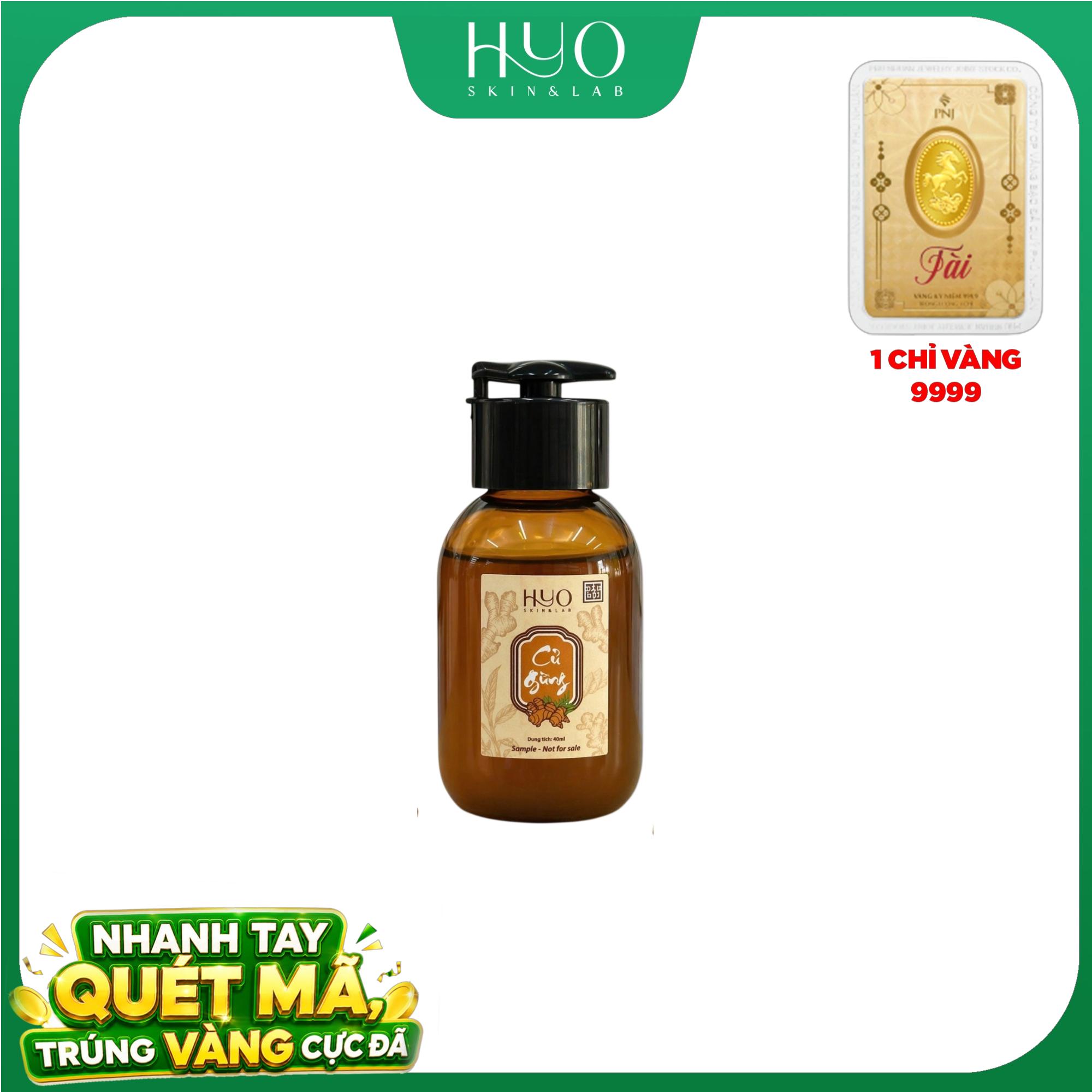 DẦU GỘI GỪNG 40ML - HYO SKIN & LAB