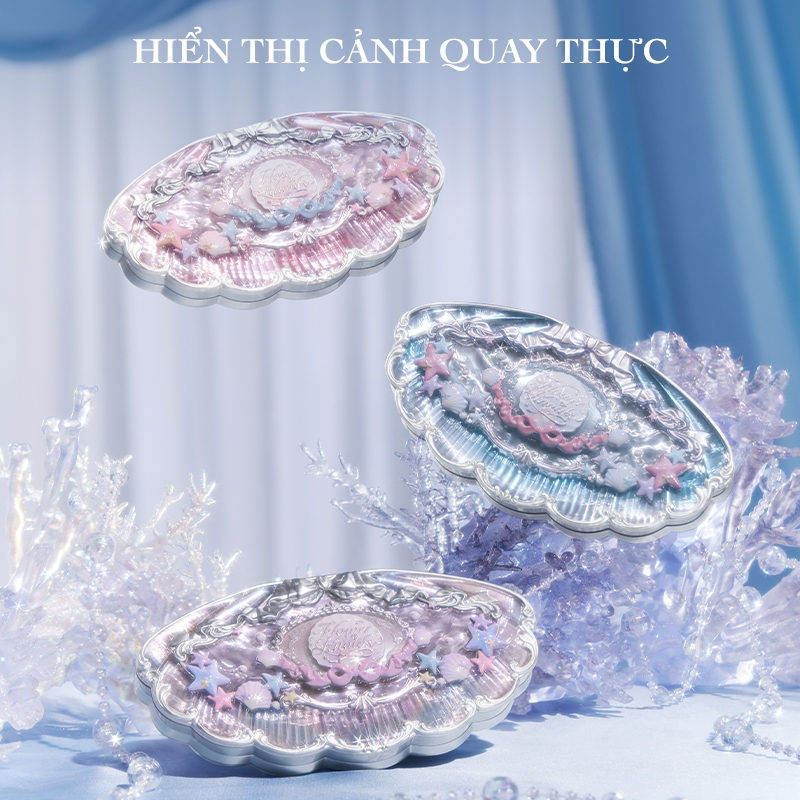 [FLOWER KNOWS] Bảng phấn mắt 6 ô Flower Knows Shell's Jewel 6.5g