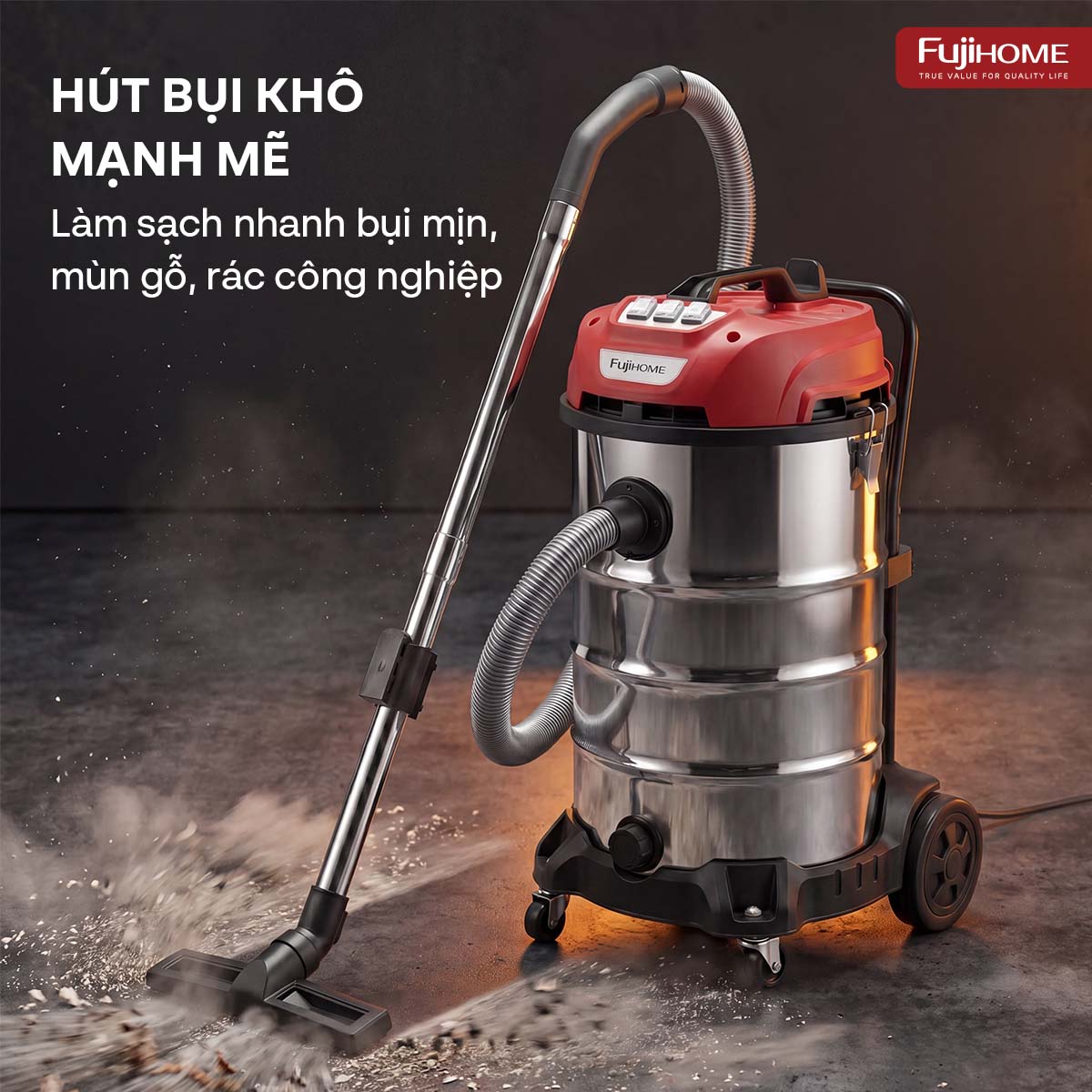 Máy hút bụi công nghiệp Fujihome VC80N_thumbnail_2